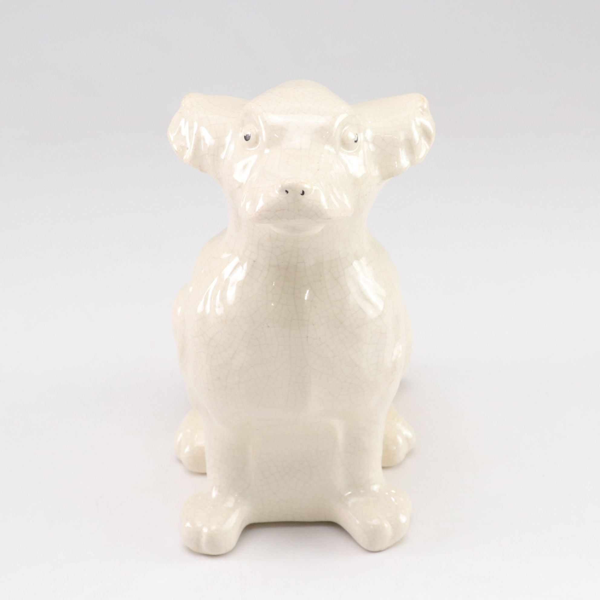 Weller Three-Headed Dog and Black Sheep Ceramic Planters,  Mid-20th Century