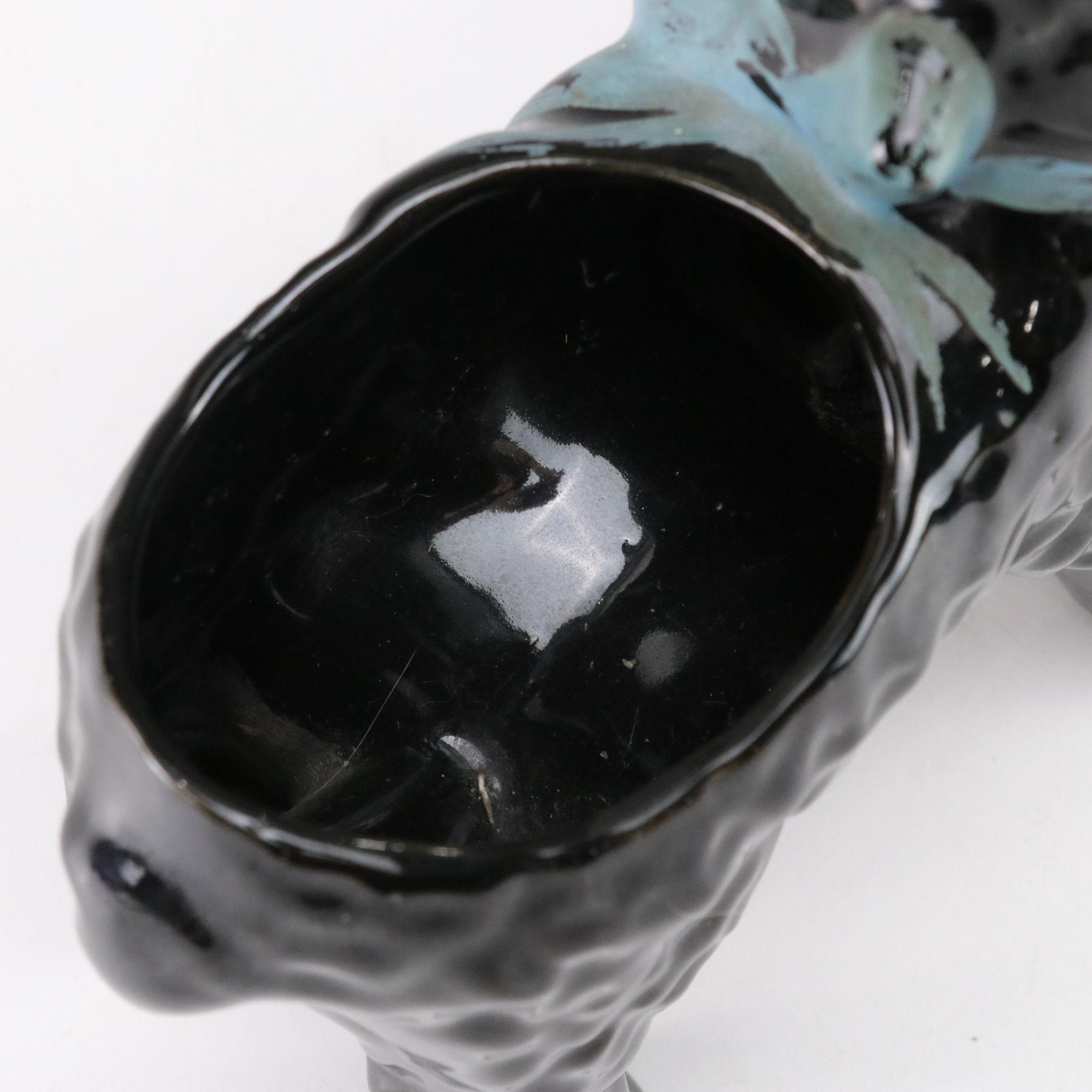 Weller Three-Headed Dog and Black Sheep Ceramic Planters,  Mid-20th Century