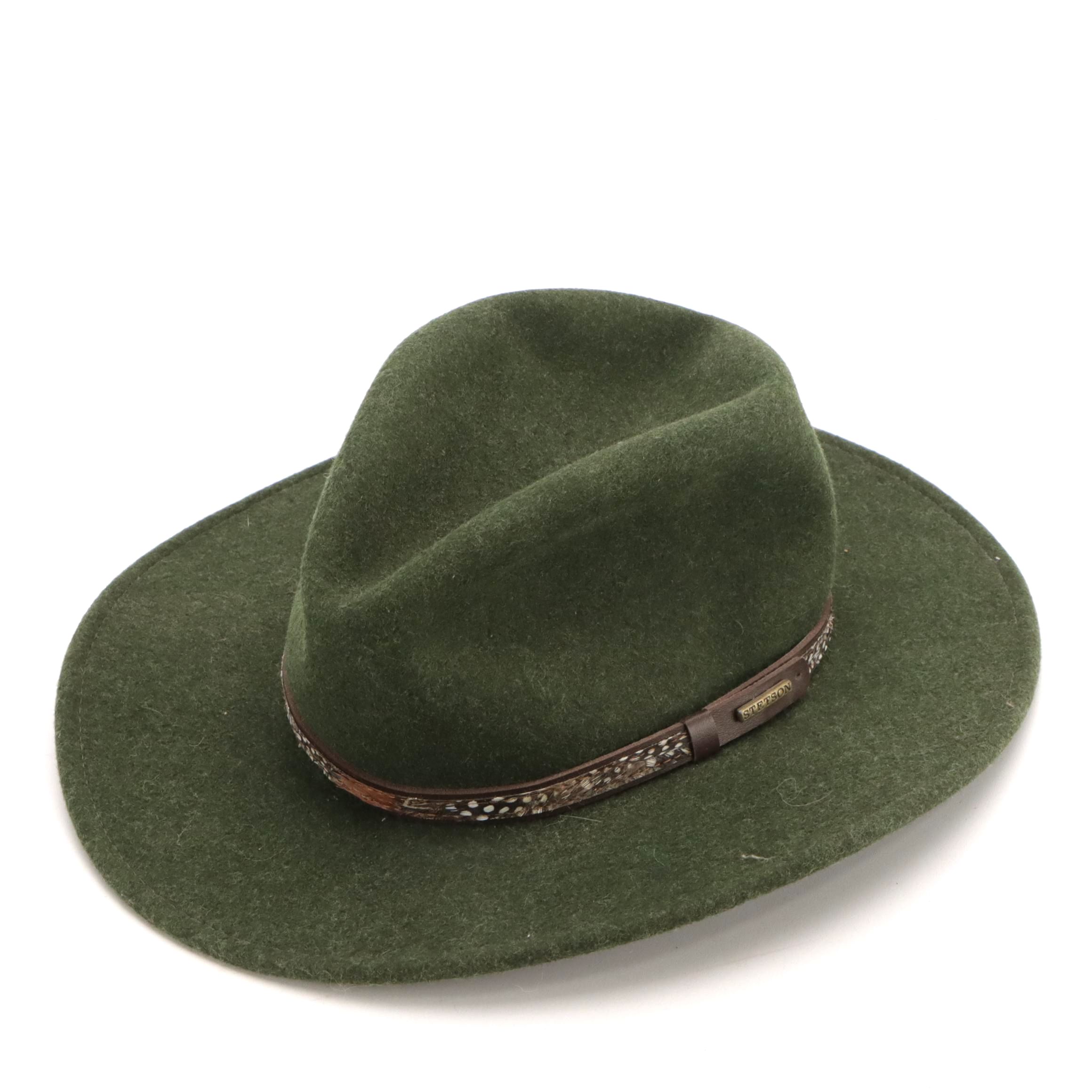 Stetson Expedition Hat in Crushable Water Repellent Wool Felt