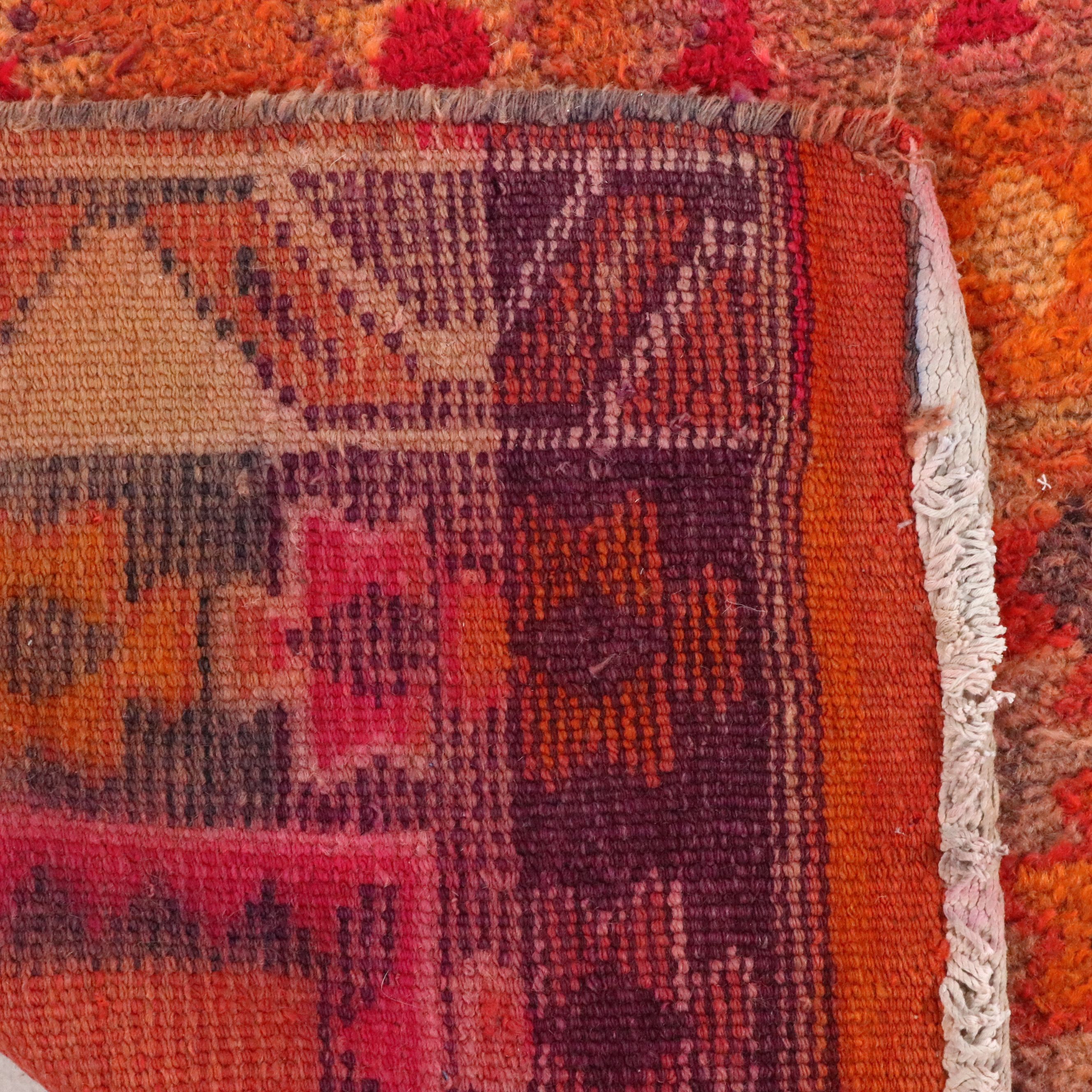 2'11 x 15'6 Hand-Knotted Turkish Village Carpet Runner Long Rug