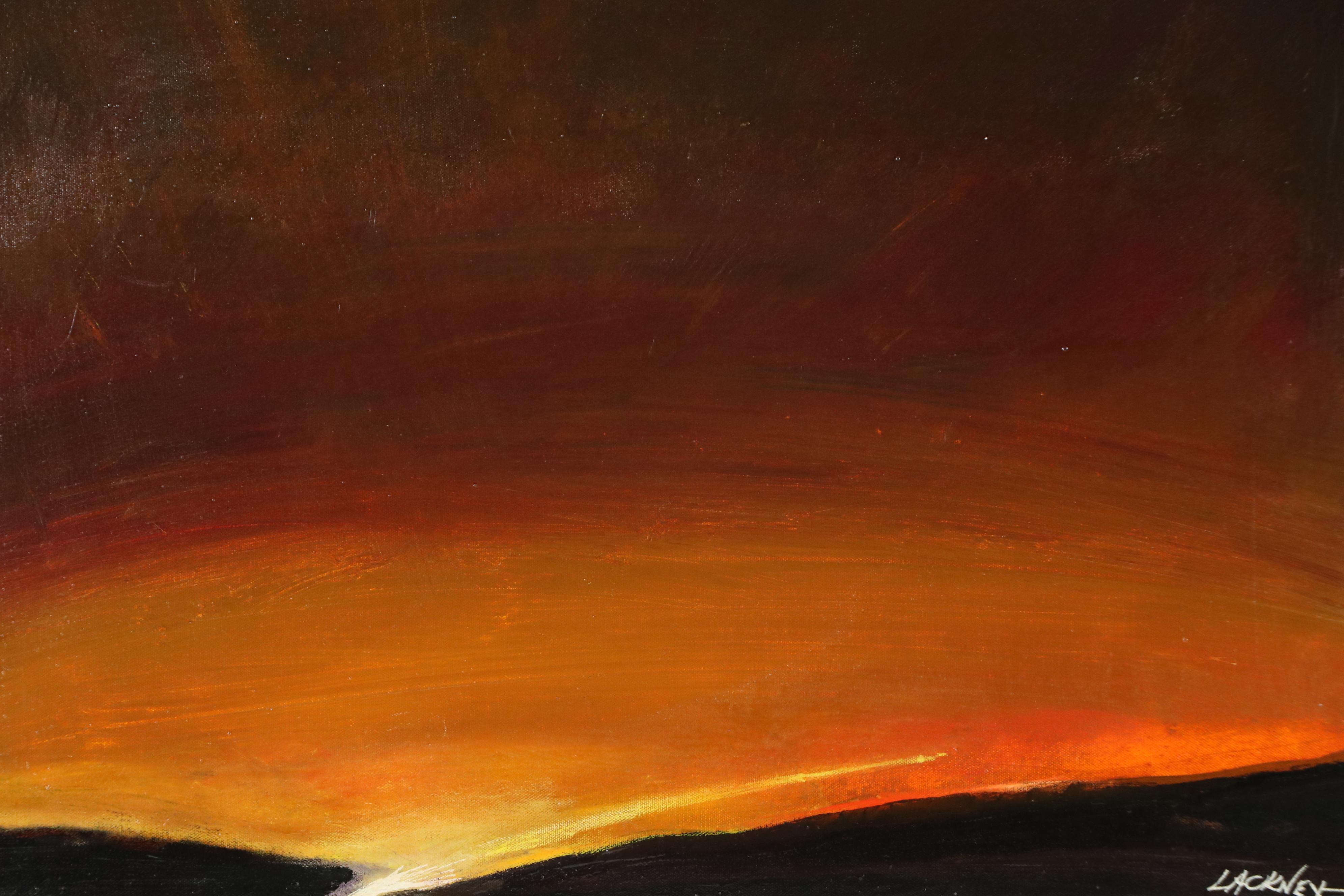 Robert Lackney Acrylic Painting "Morning Prayers," 21st Century