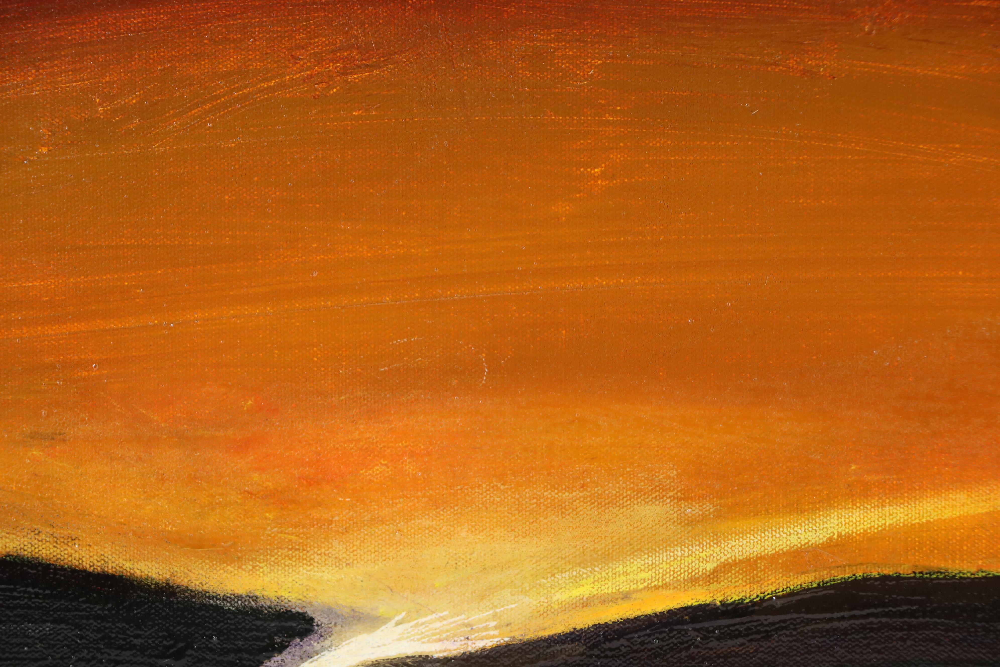 Robert Lackney Acrylic Painting "Morning Prayers," 21st Century