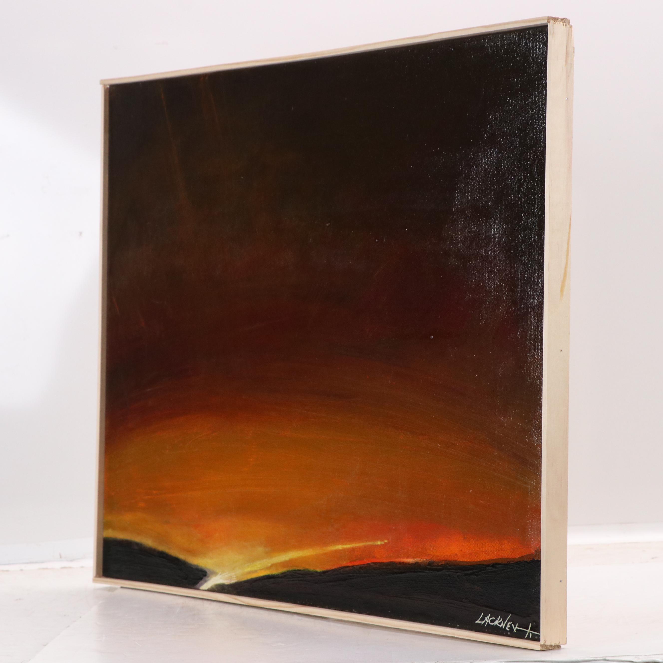 Robert Lackney Acrylic Painting "Morning Prayers," 21st Century