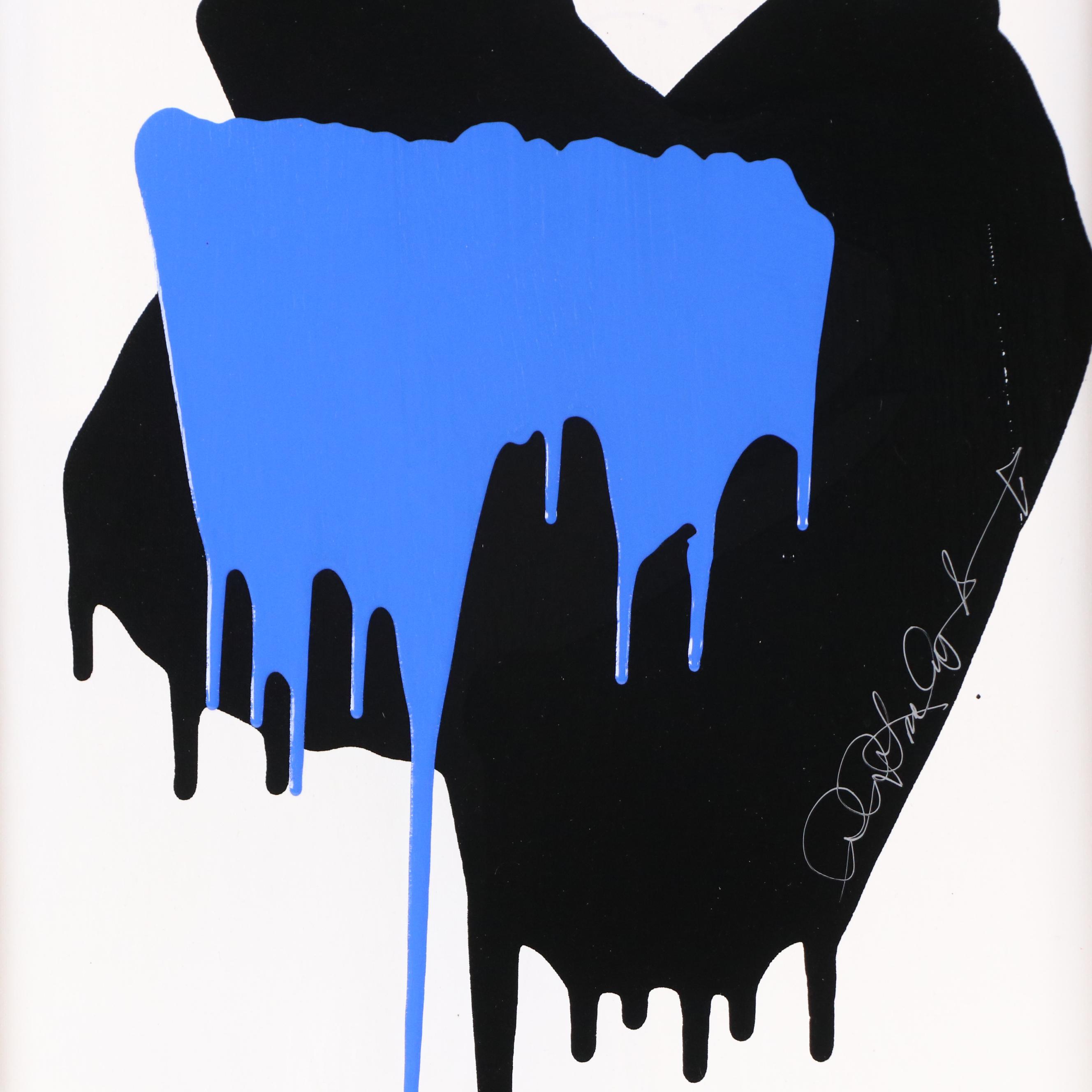 Robert Lackney Contemporary Acrylic Painting "Hum," 21st Century