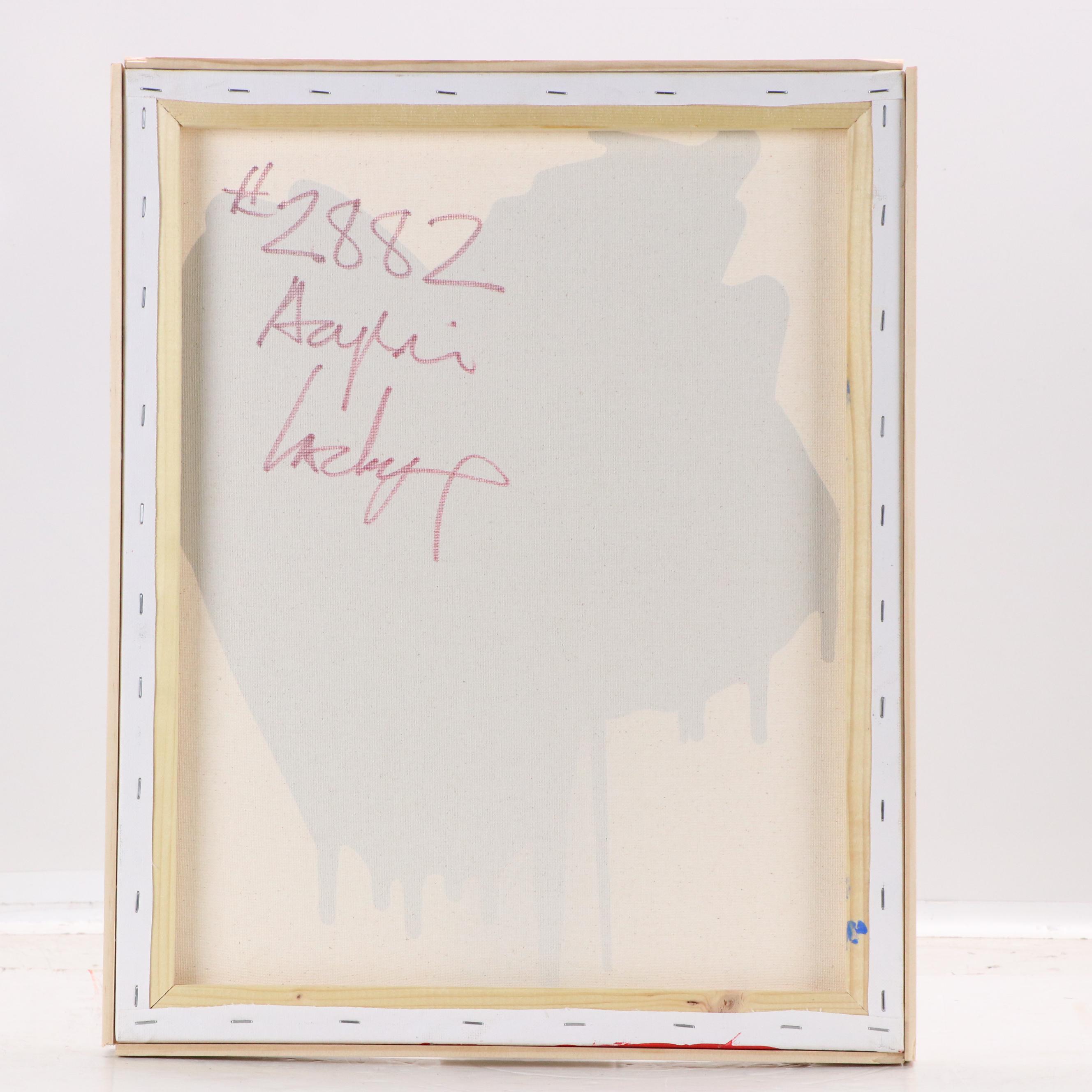 Robert Lackney Contemporary Acrylic Painting "Hum," 21st Century