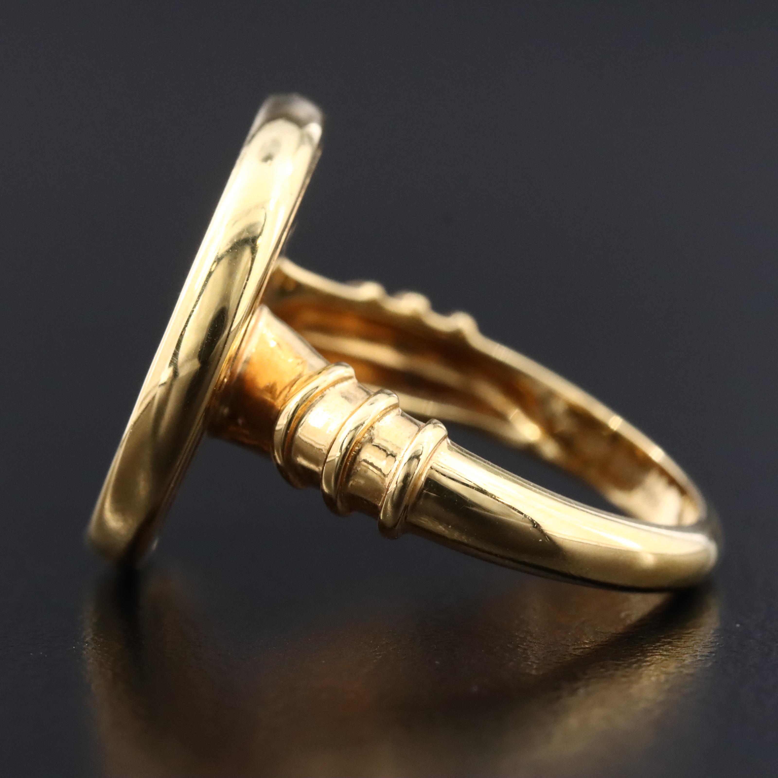 Carrera y Carrera Musica 18K Black Onyx Inlay Ring