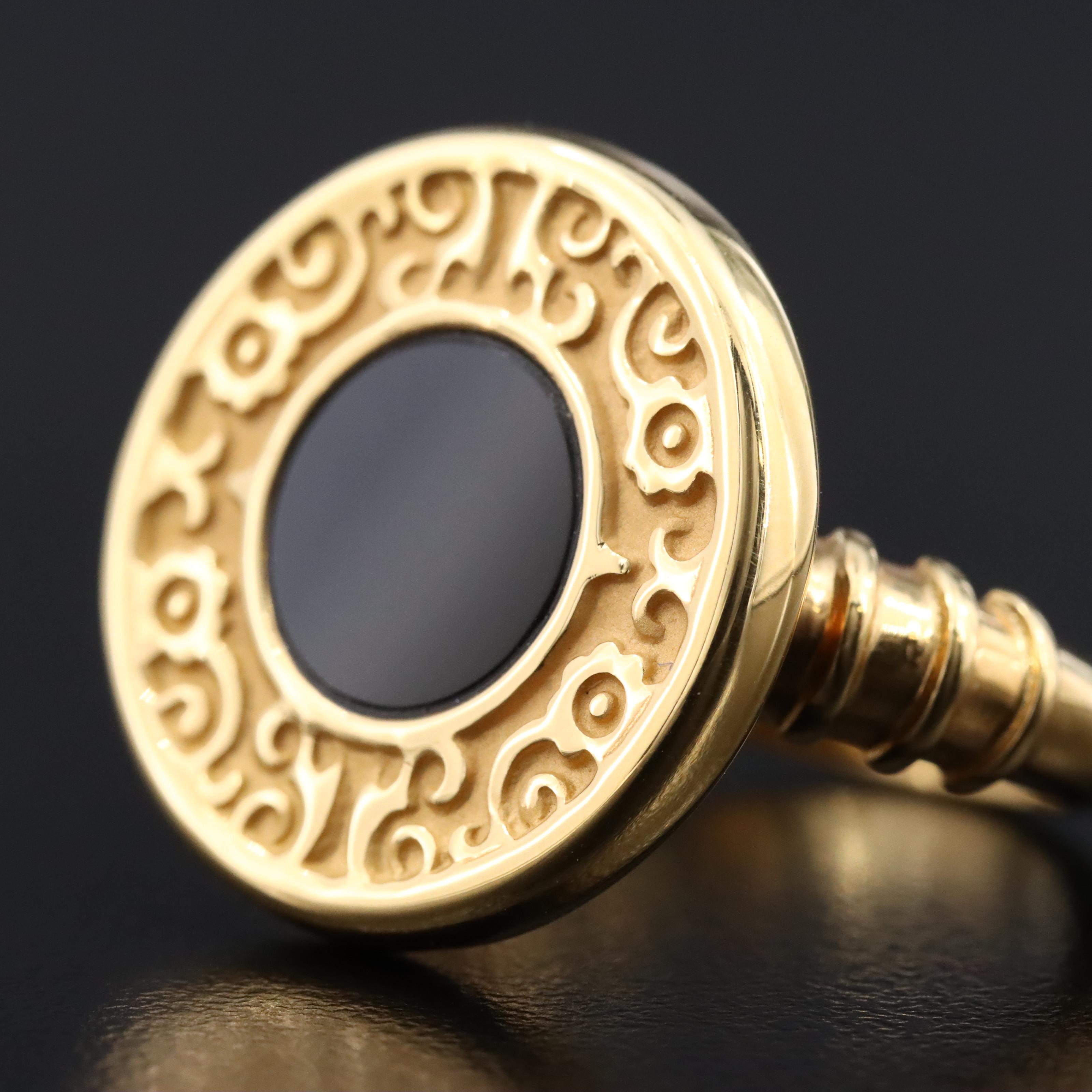 Carrera y Carrera Musica 18K Black Onyx Inlay Ring