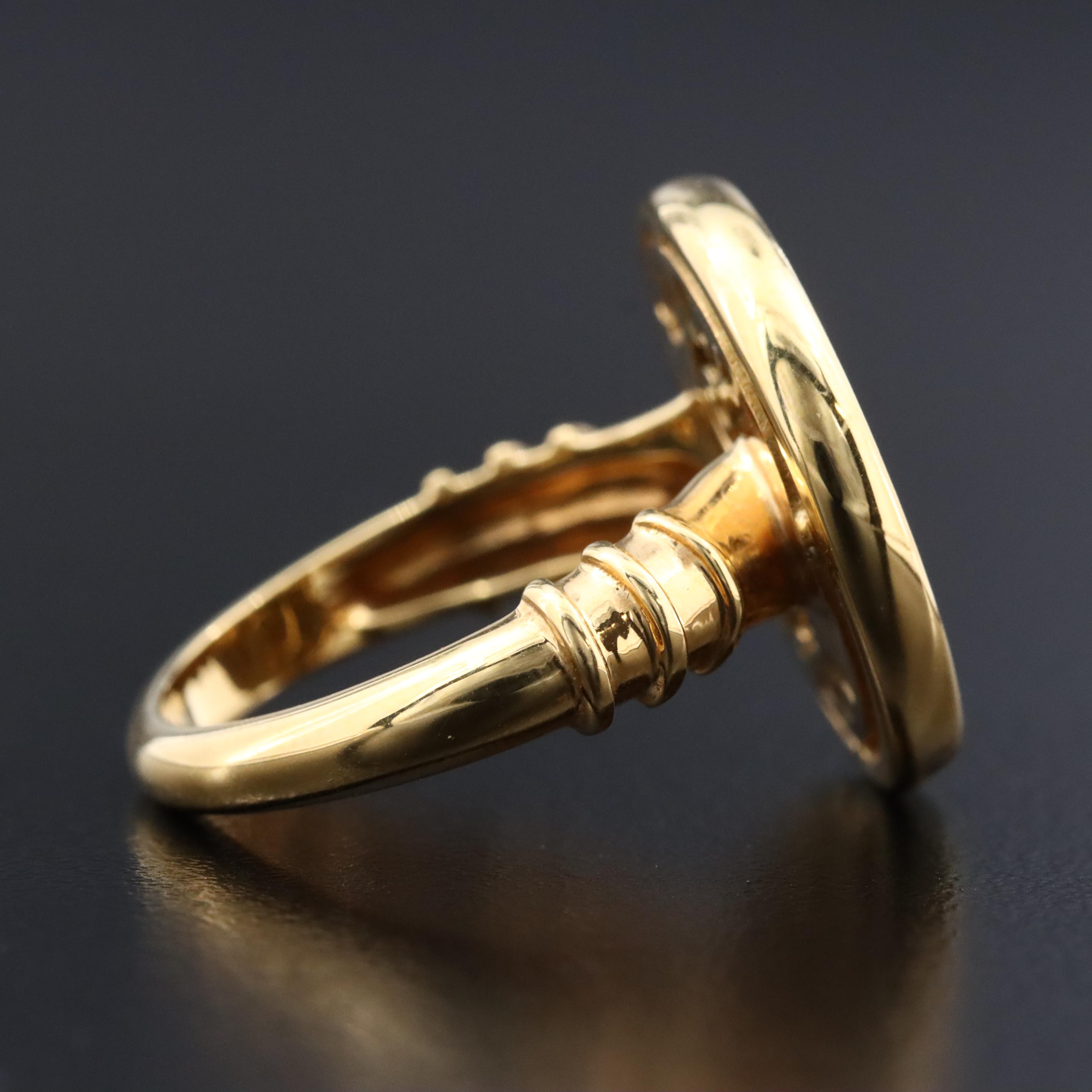 Carrera y Carrera Musica 18K Black Onyx Inlay Ring