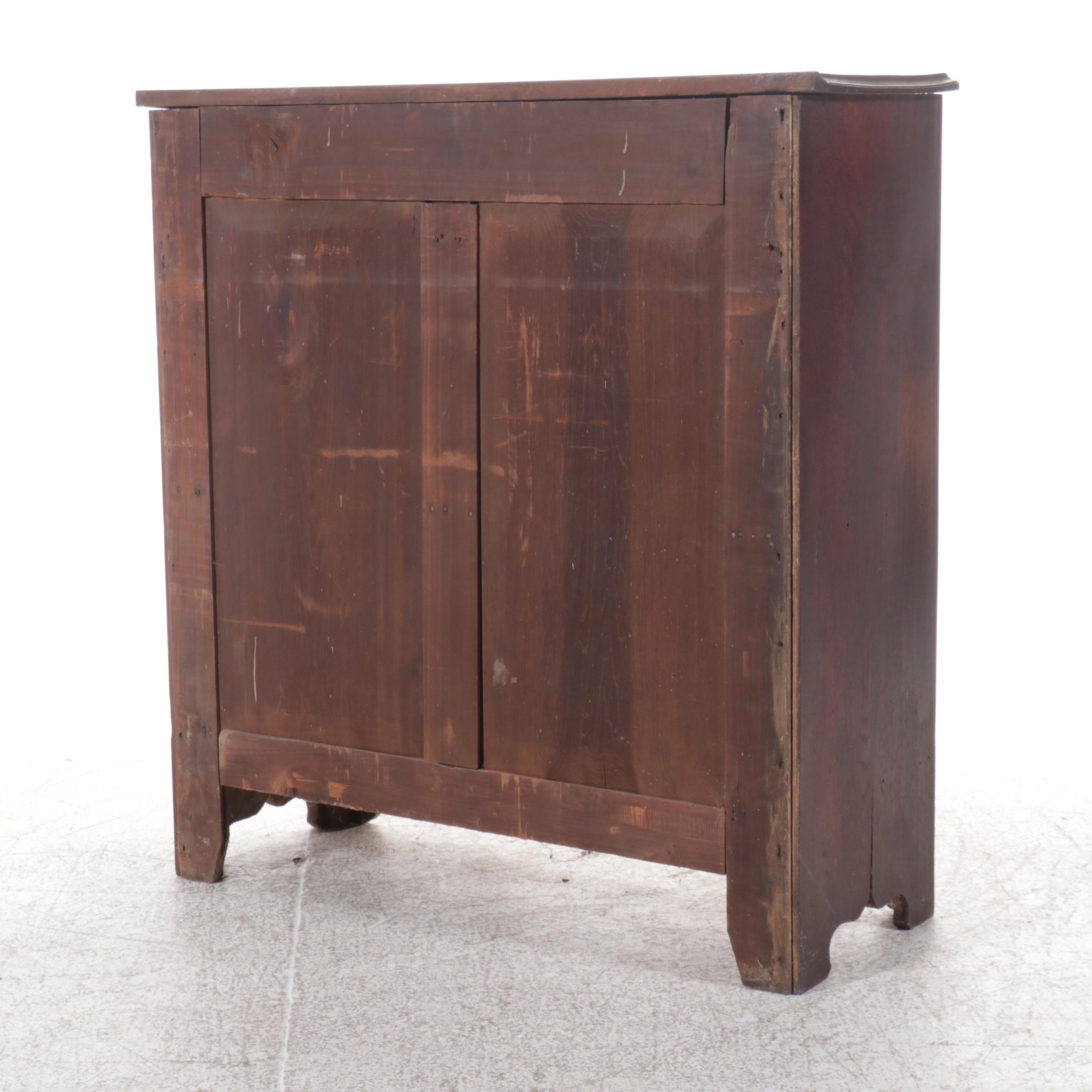 Victorian Style Walnut Jelly Cabinet, Mid to Late 19th Century
