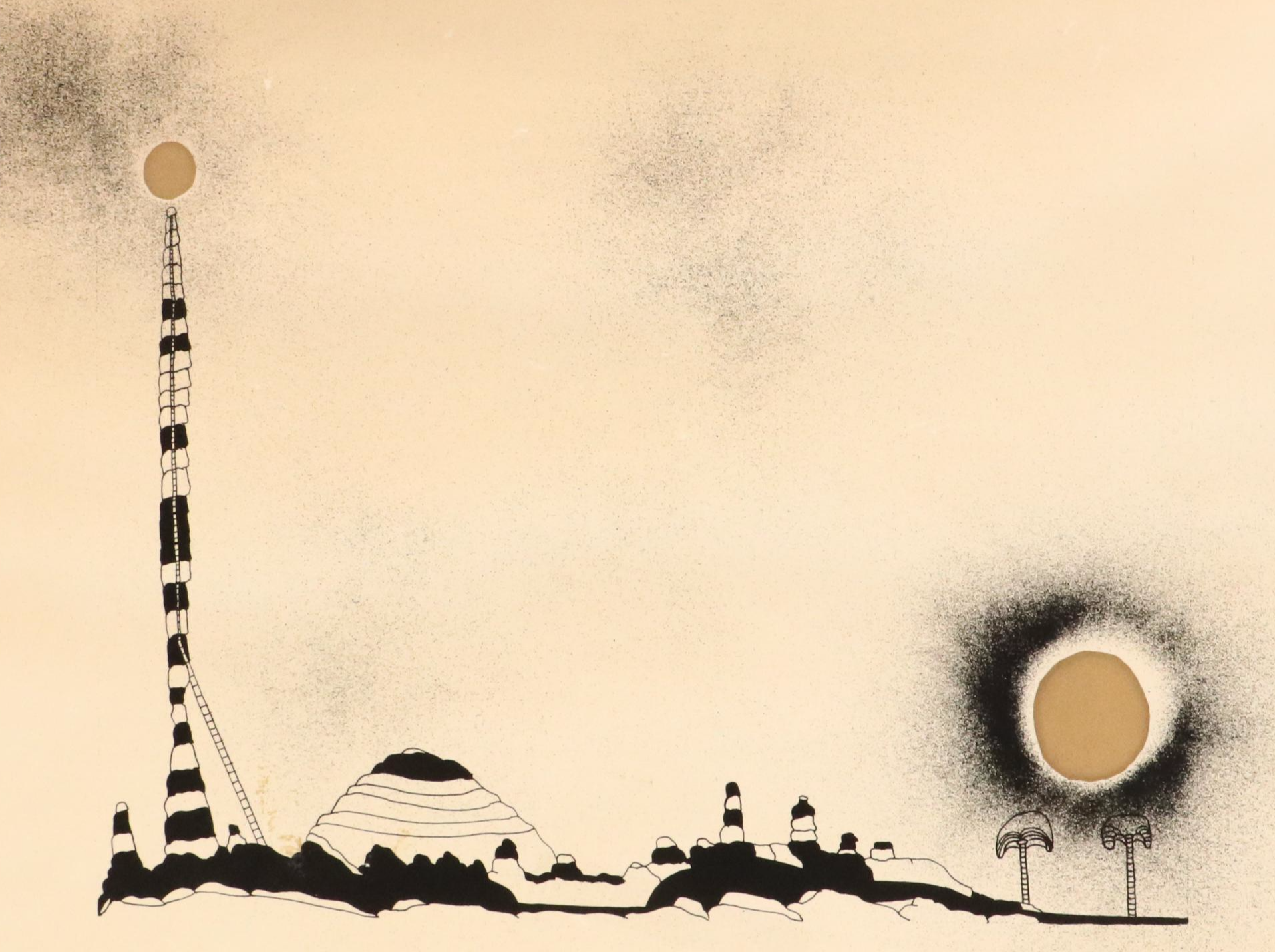 Alicia L. Johnson Lithograph "Golden Sun"