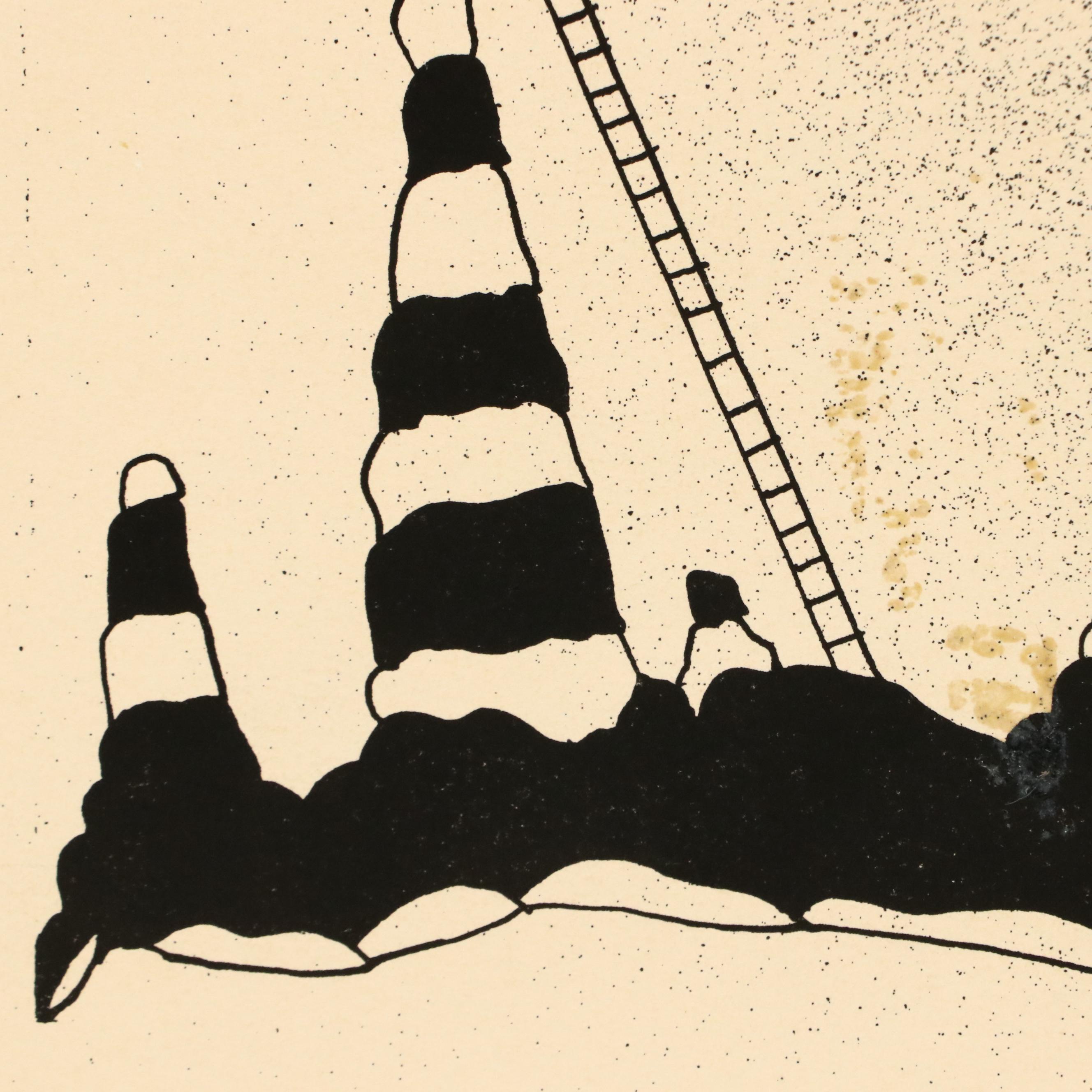 Alicia L. Johnson Lithograph "Golden Sun"