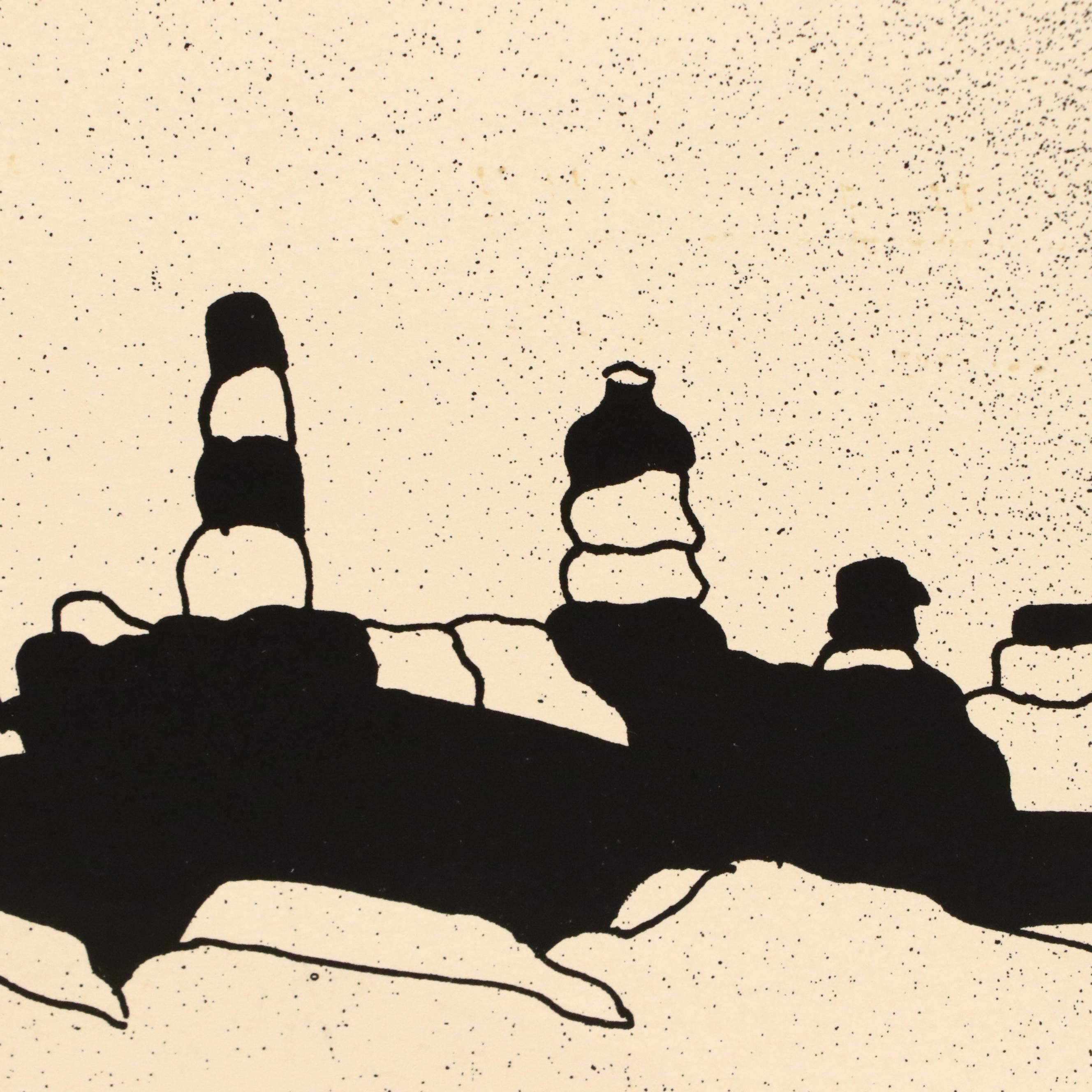 Alicia L. Johnson Lithograph "Golden Sun"