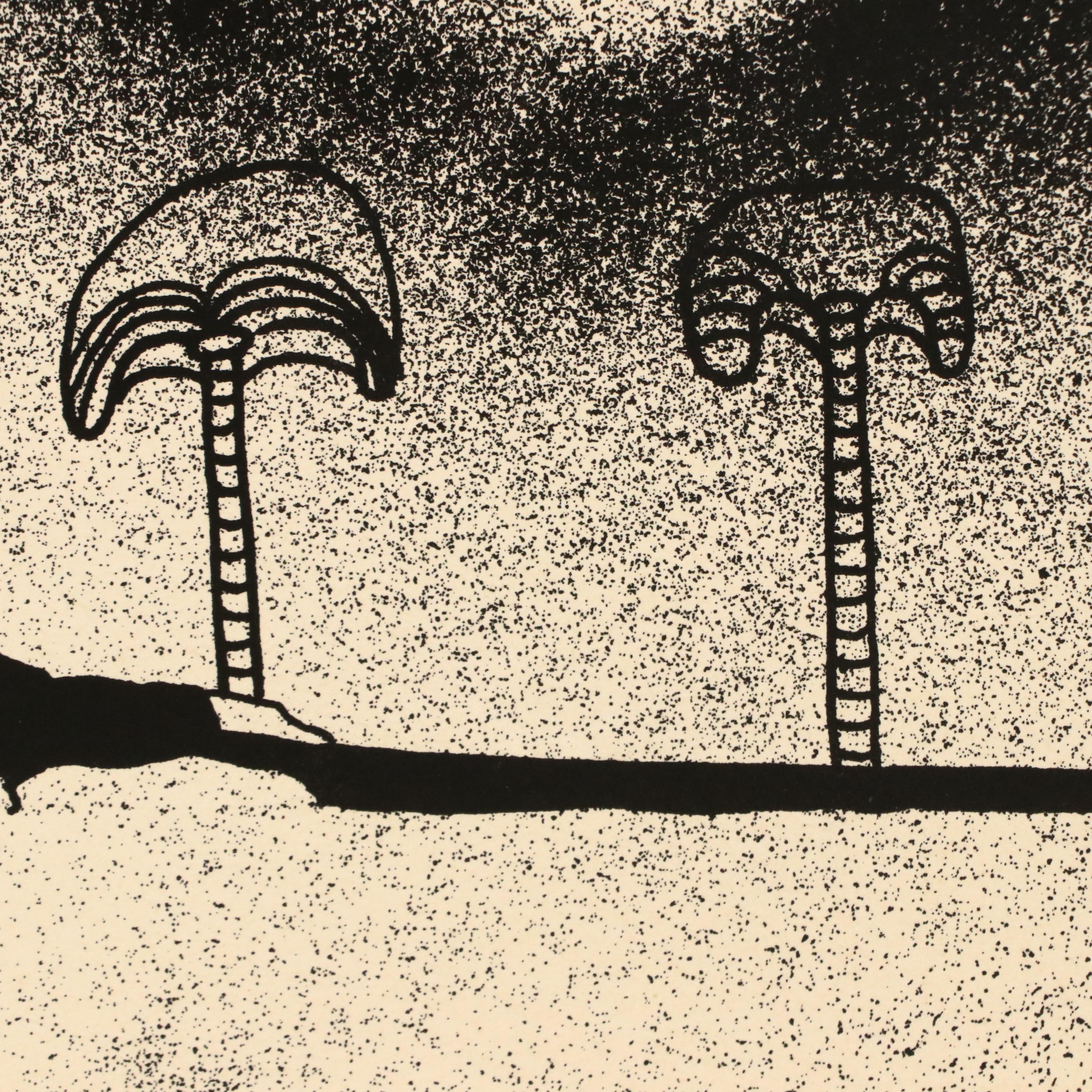 Alicia L. Johnson Lithograph "Golden Sun"