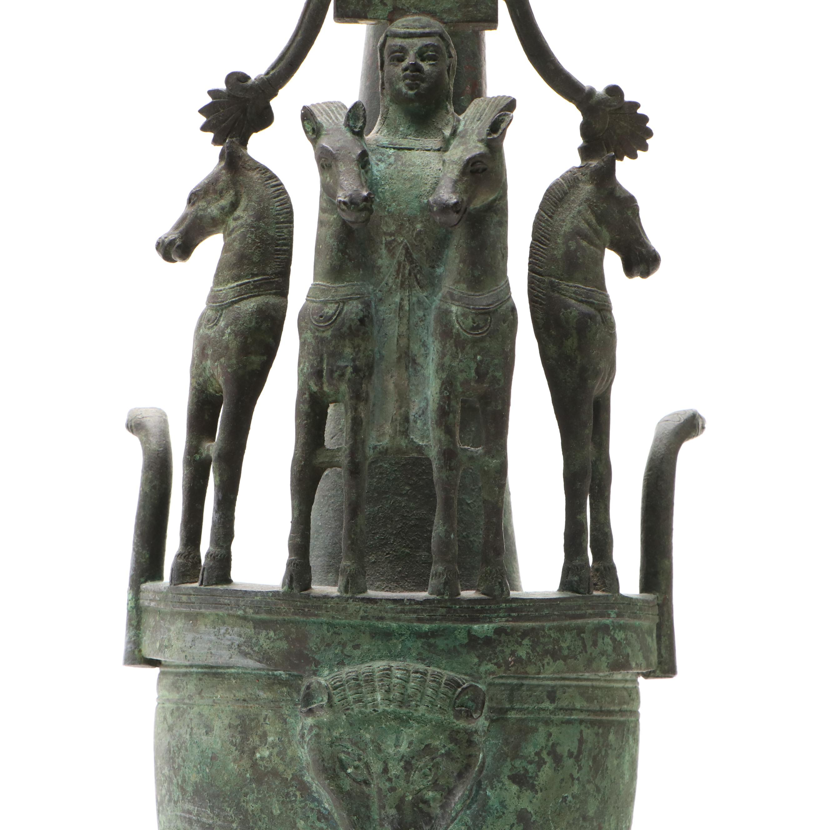 Mediterranean Style Bronze Jug, 20th Century