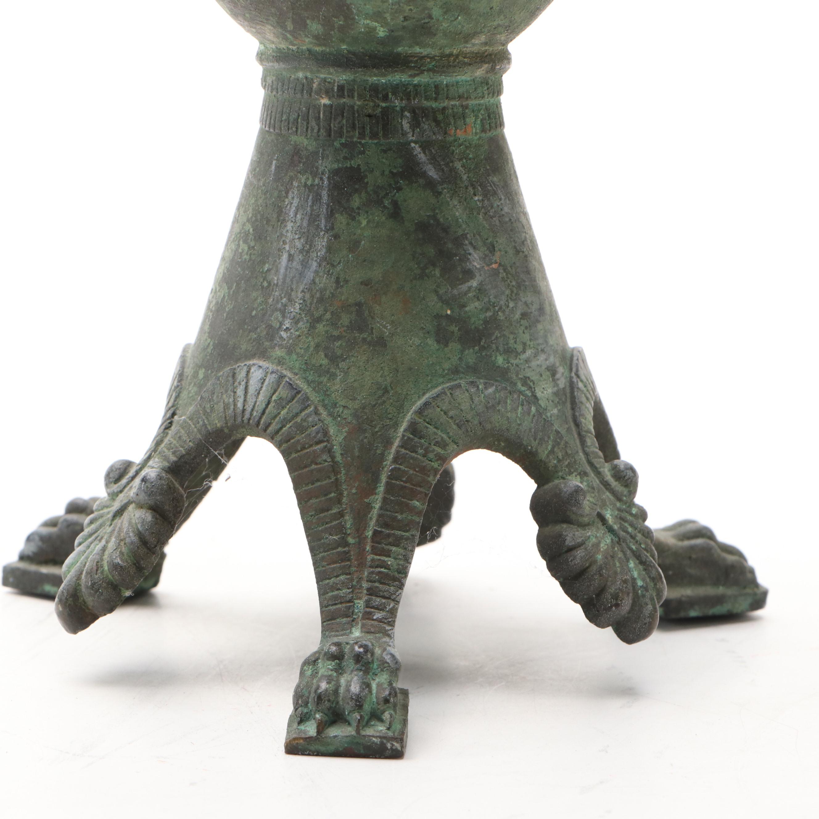 Mediterranean Style Bronze Jug, 20th Century