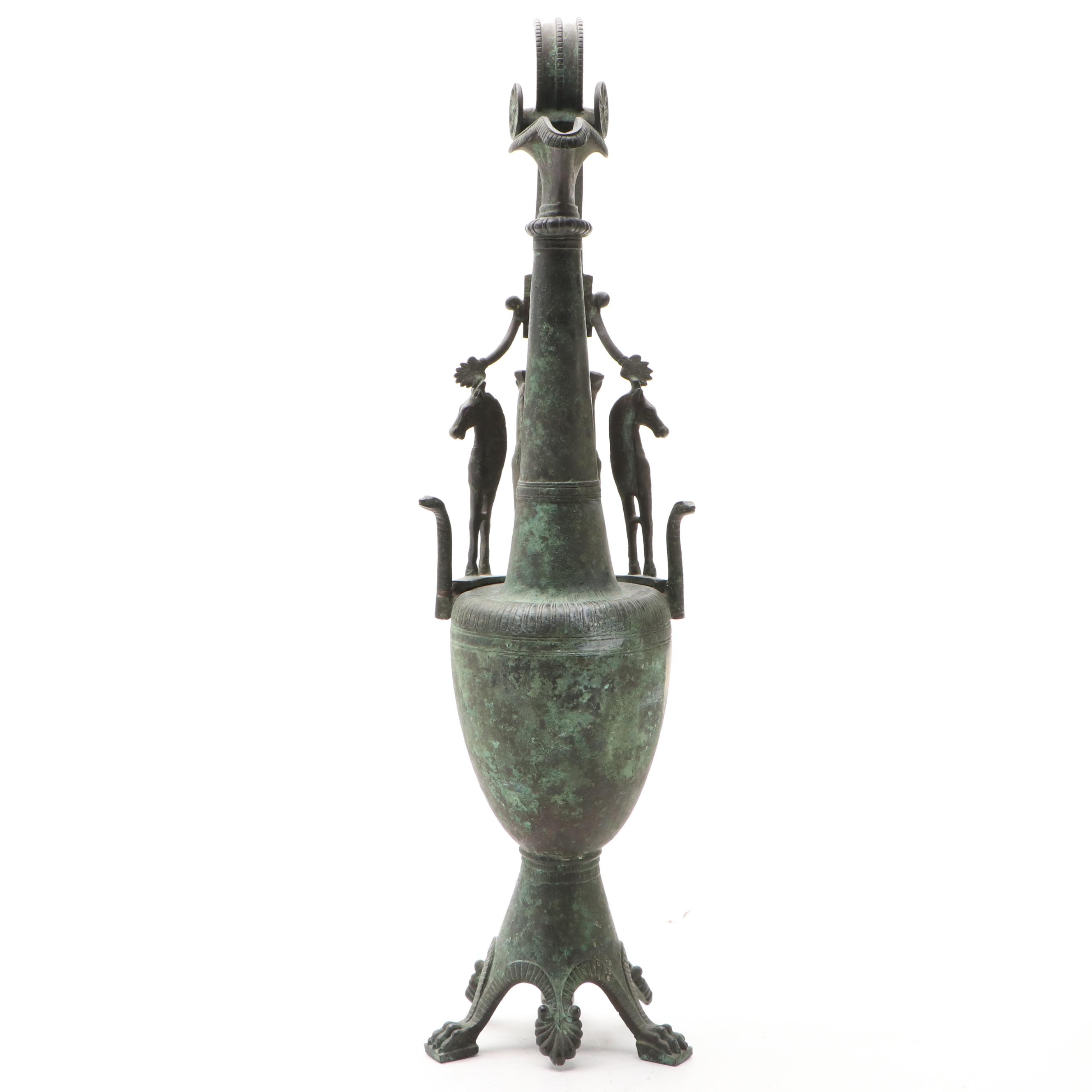 Mediterranean Style Bronze Jug, 20th Century