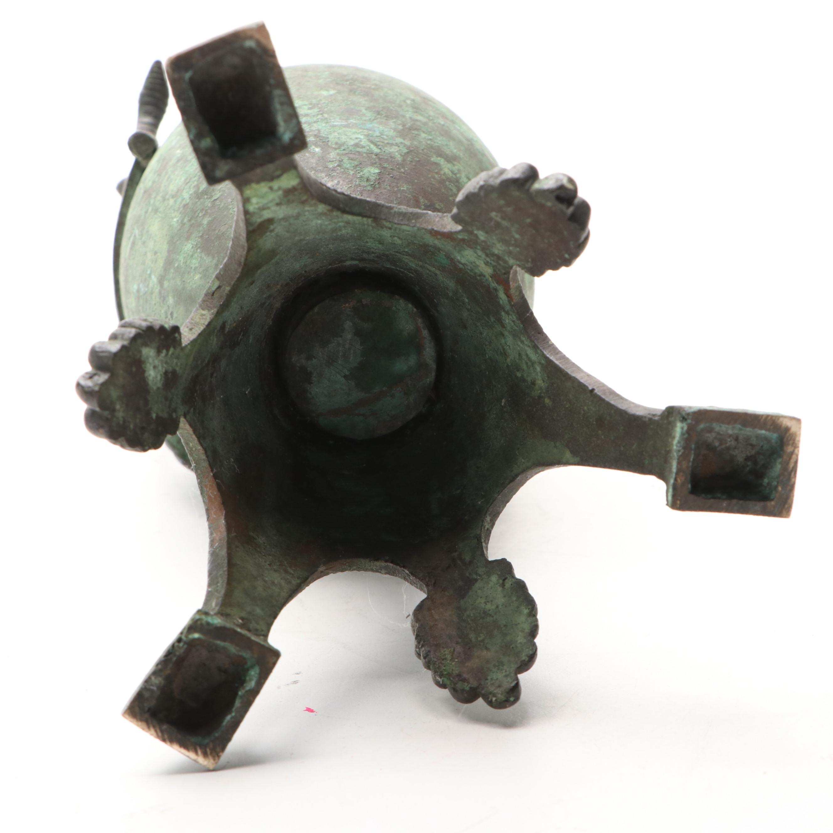 Mediterranean Style Bronze Jug, 20th Century