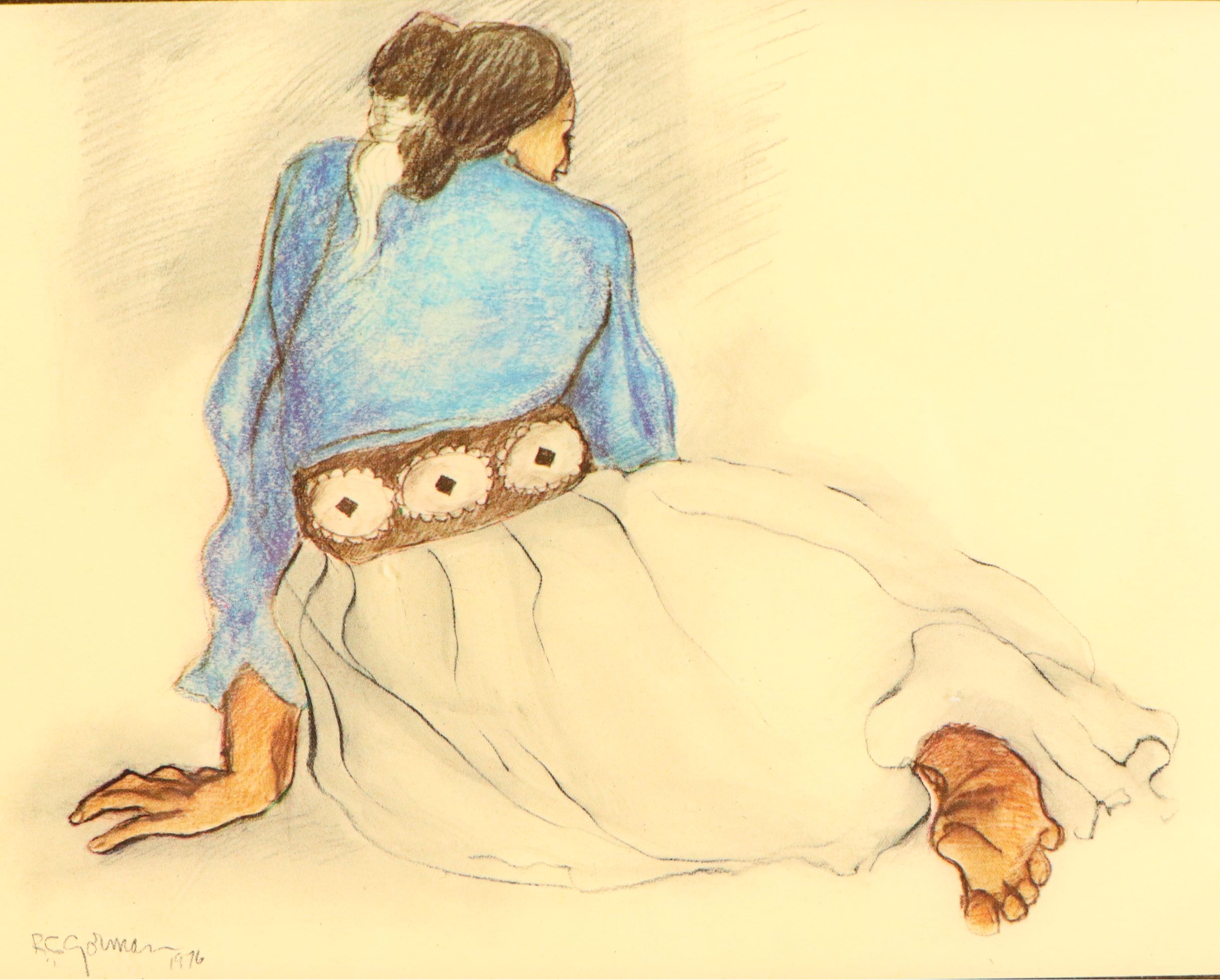 R. C. Gorman "Earth Child" and Other Ceramic Art Tiles