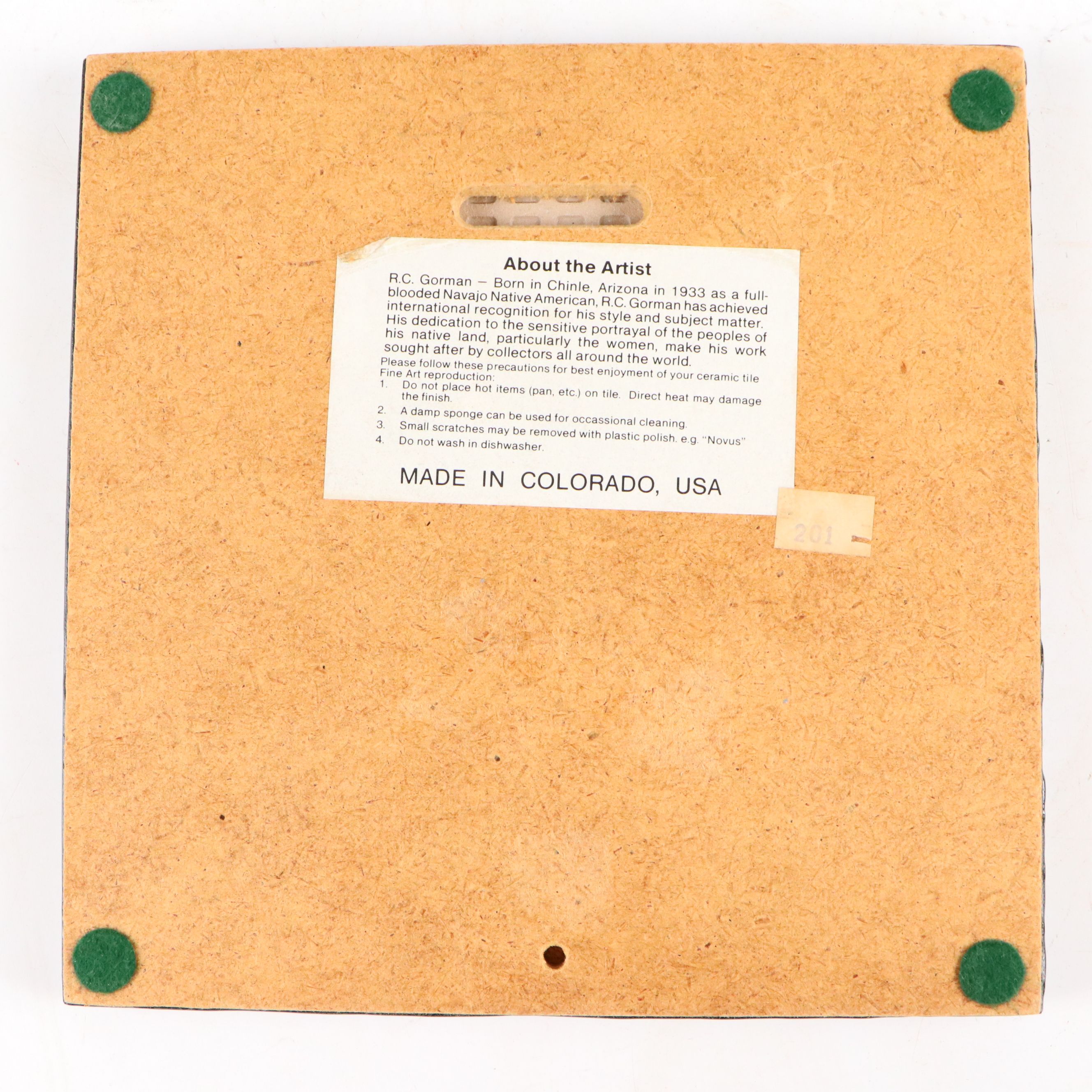 R. C. Gorman "Earth Child" and Other Ceramic Art Tiles