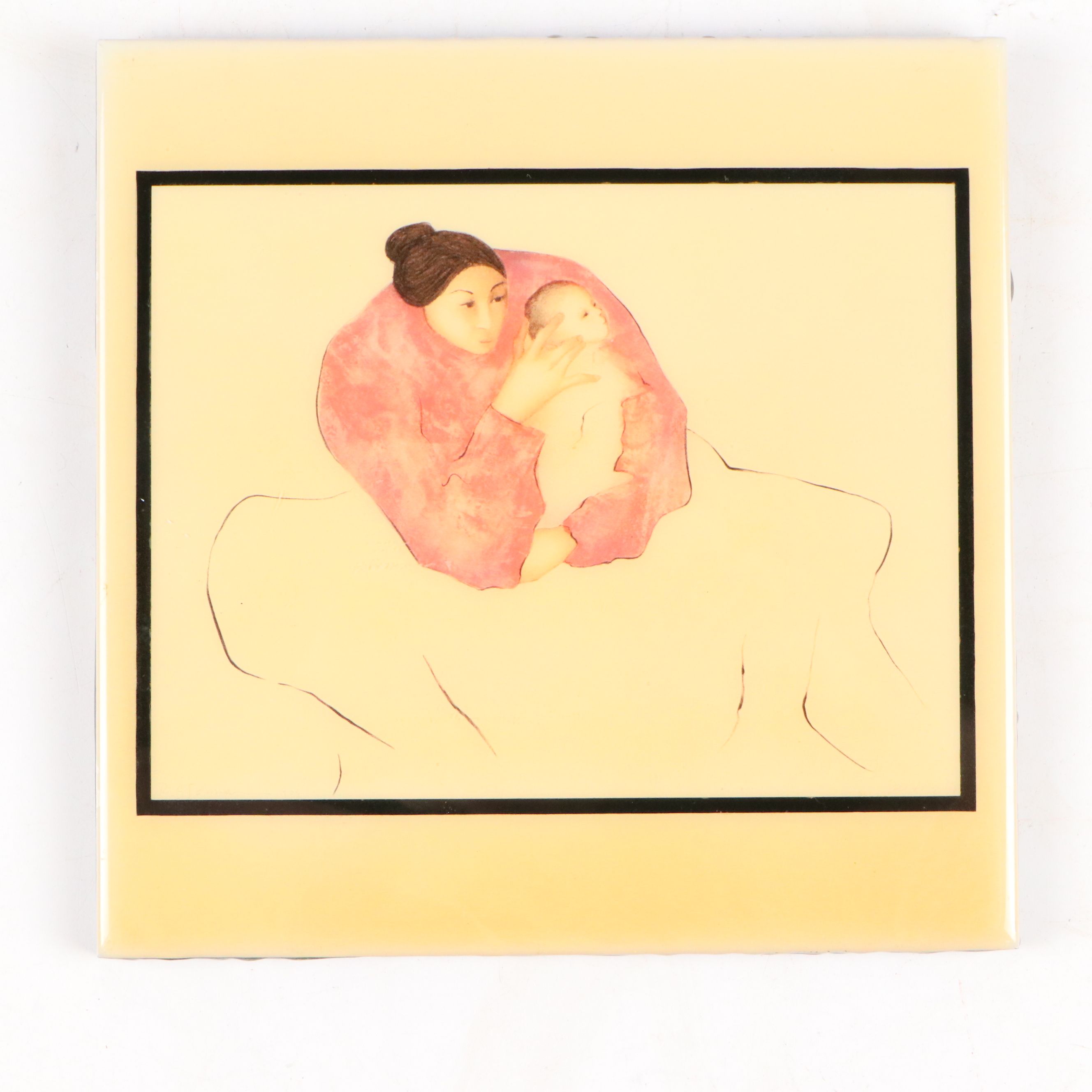 R. C. Gorman "Earth Child" and Other Ceramic Art Tiles