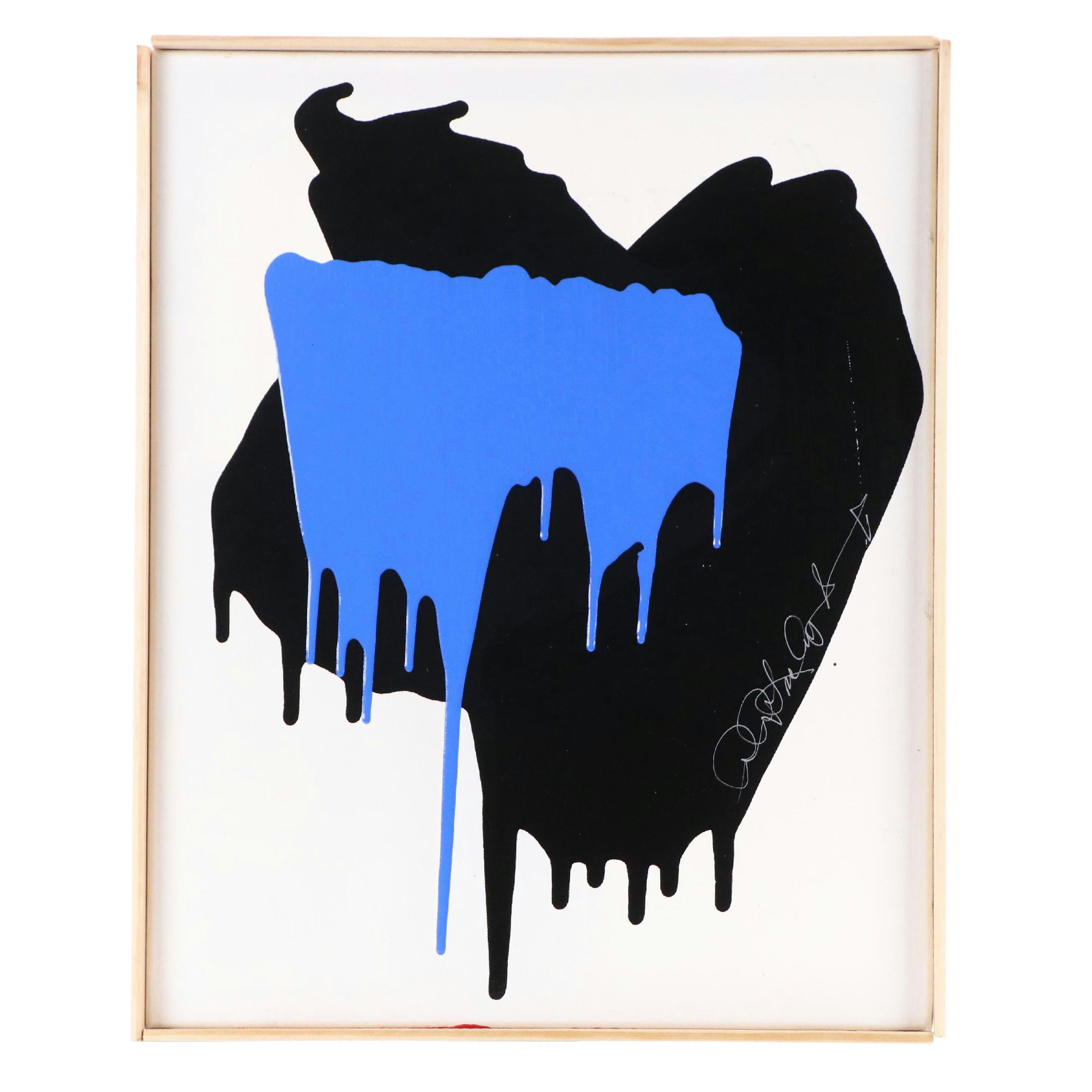 Robert Lackney Contemporary Acrylic Painting "Hum," 21st Century