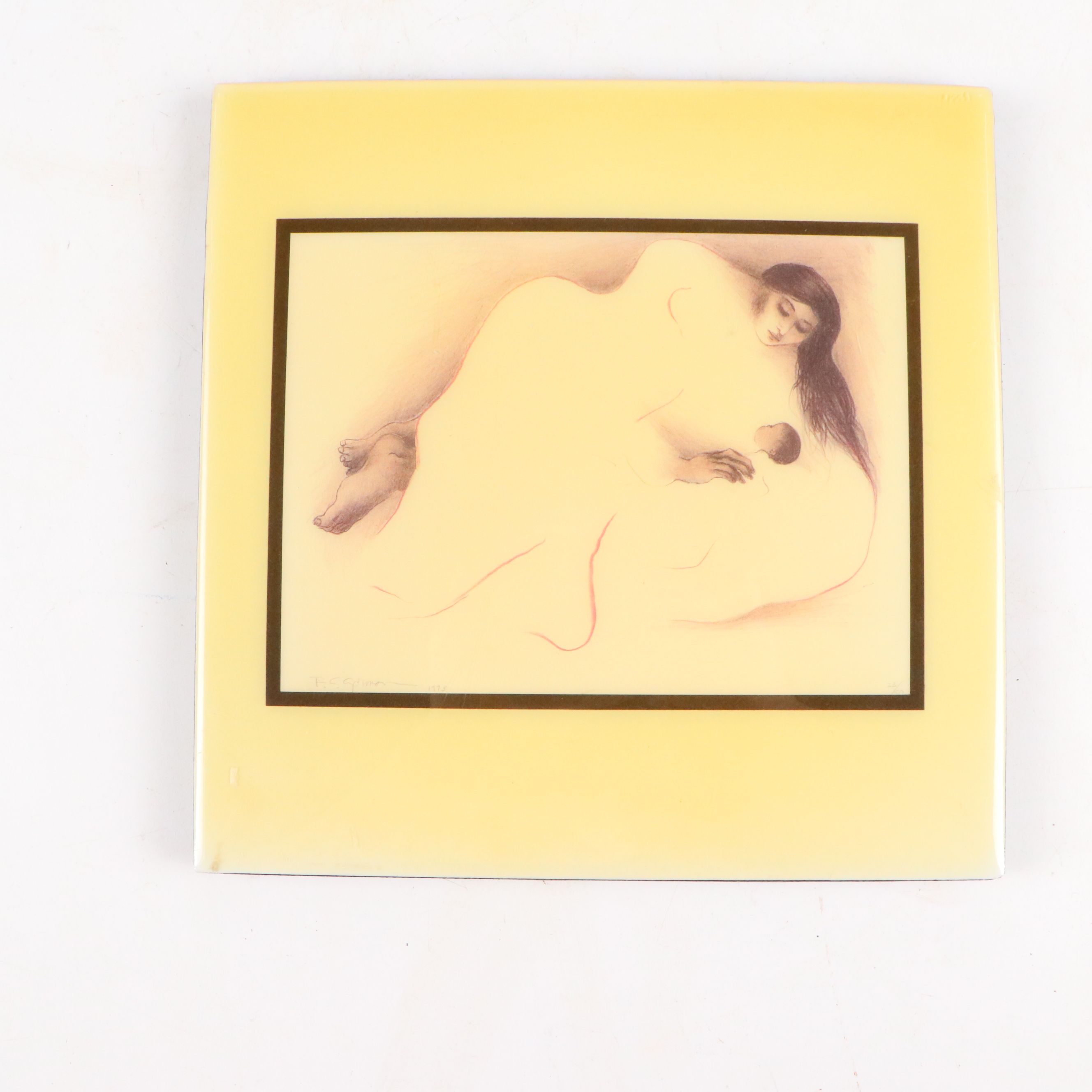 R. C. Gorman "Earth Child" and Other Ceramic Art Tiles