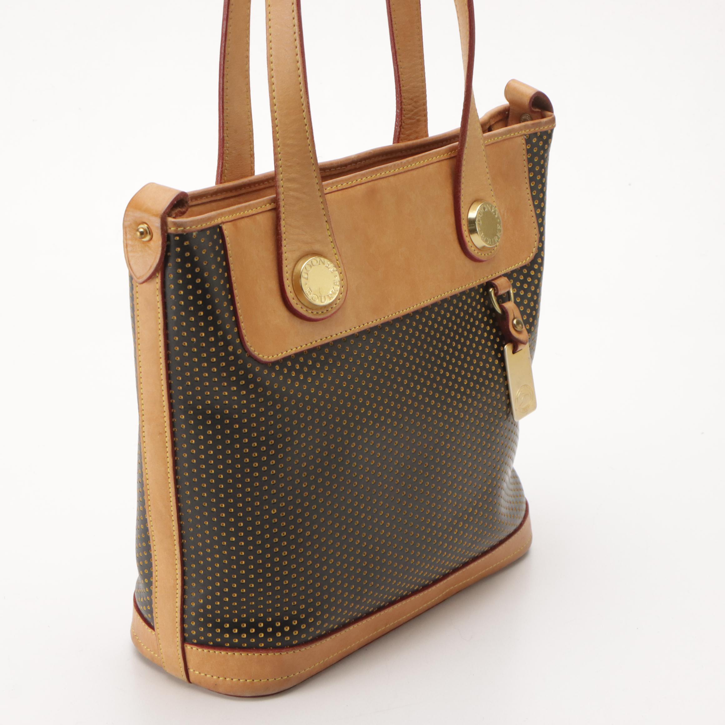 Brahmin Shiny Crocodile Crossbody, Dooney & Bourke Perforated Leather Bucket Bag