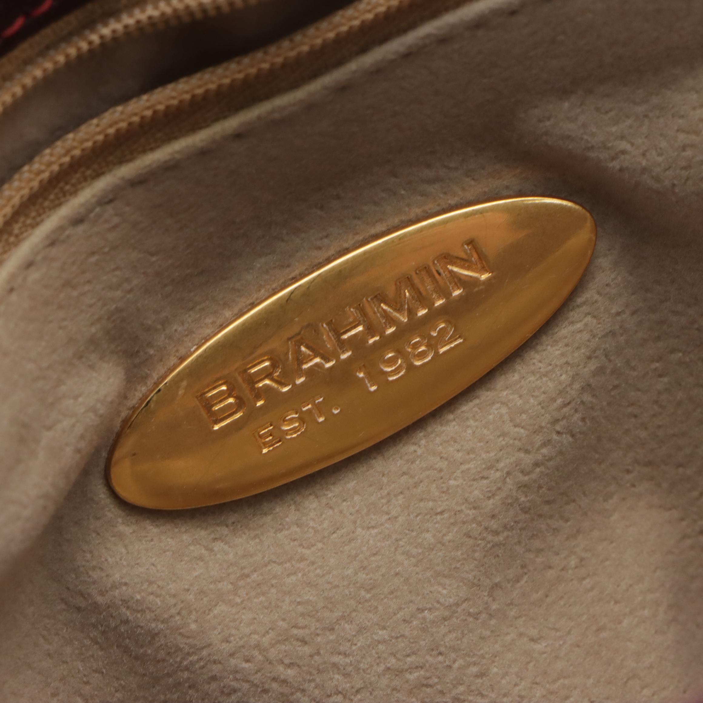 Brahmin Shiny Crocodile Crossbody, Dooney & Bourke Perforated Leather Bucket Bag