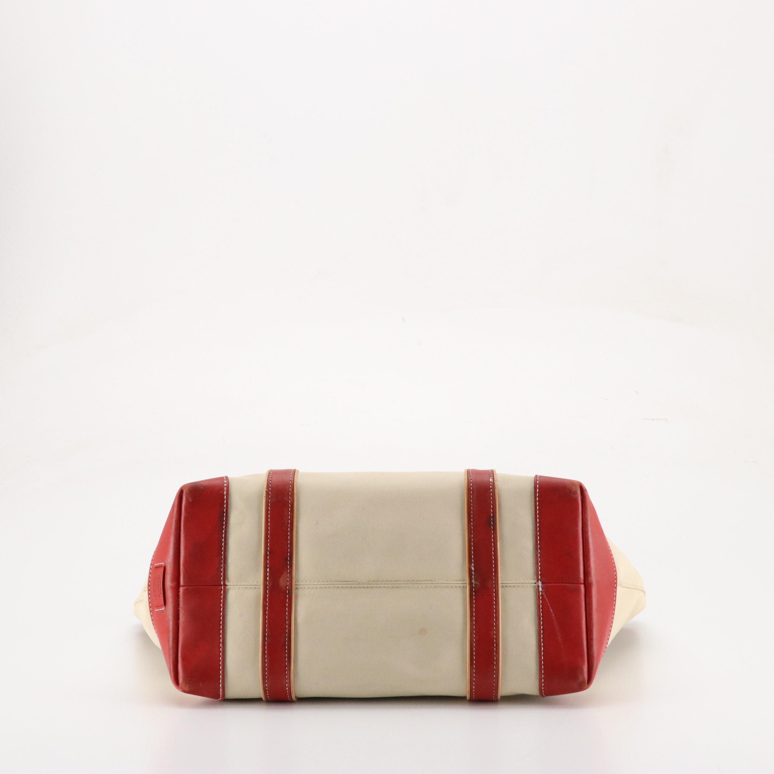 Coach Hampton Large Market Tote 7739 and Madison Op Art Wristlet 43314