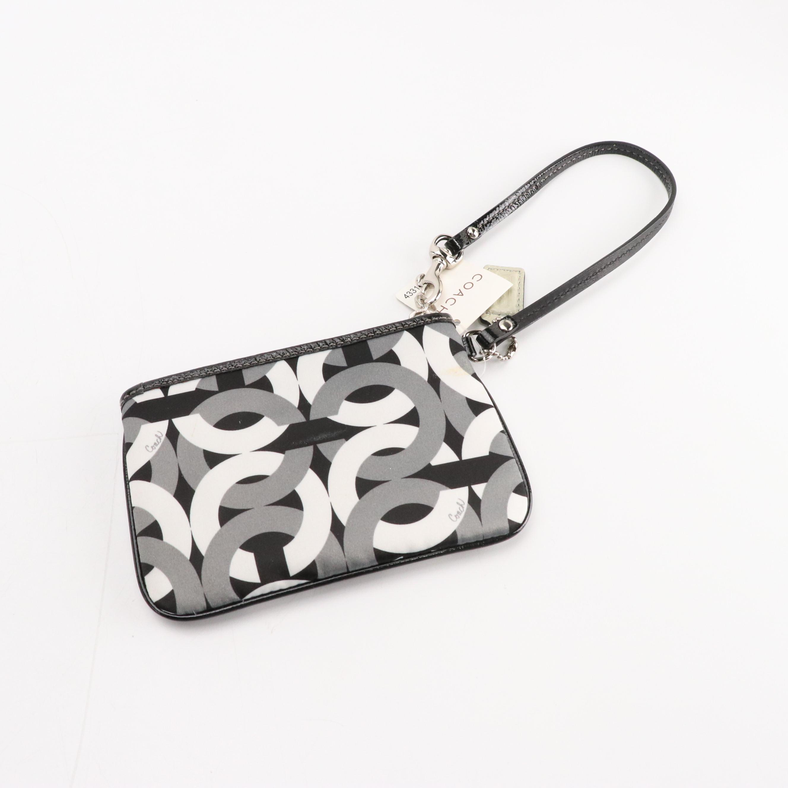 Coach Hampton Large Market Tote 7739 and Madison Op Art Wristlet 43314