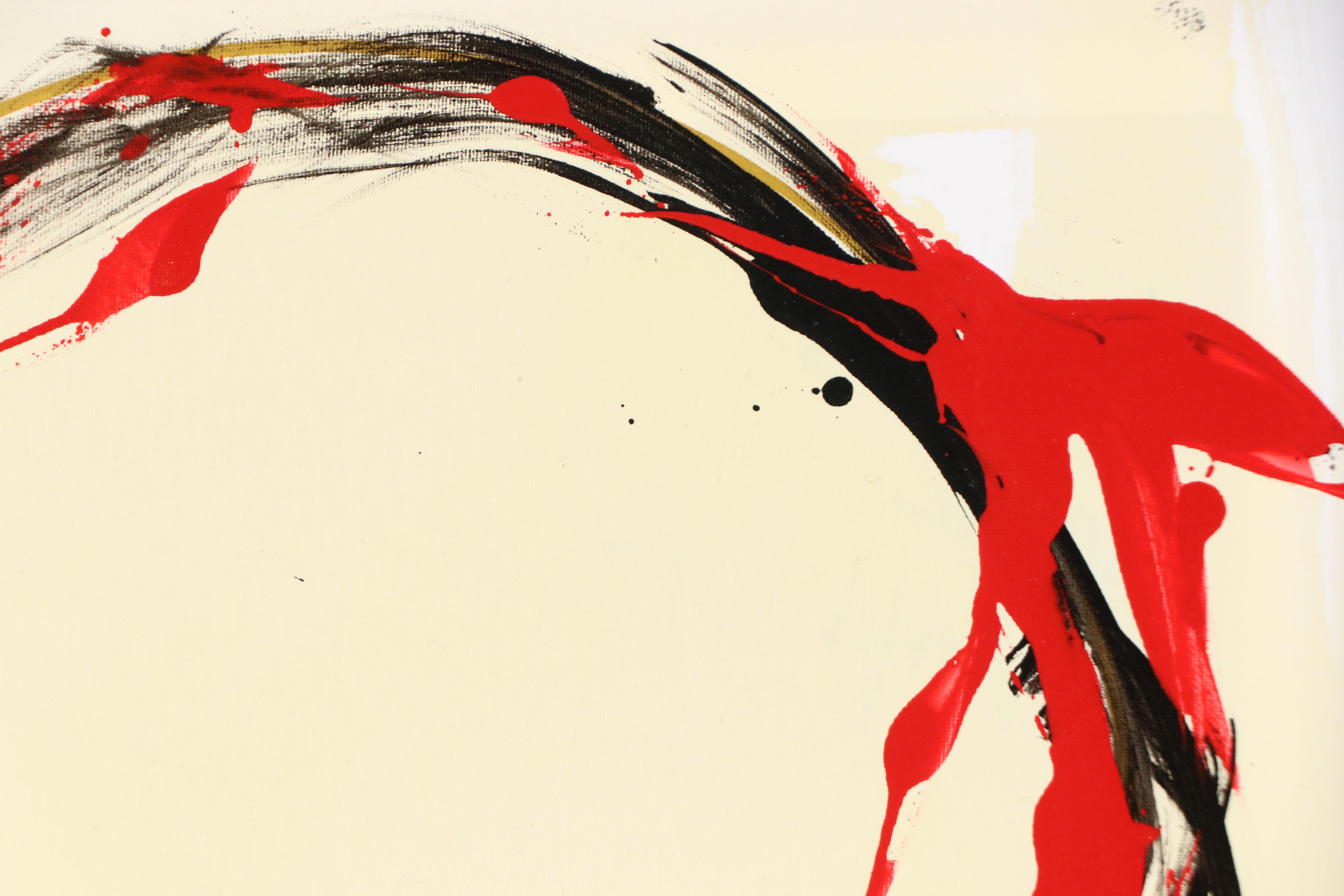 Robert Lackney Modern Acrylic Painting "Ring," 21st Century