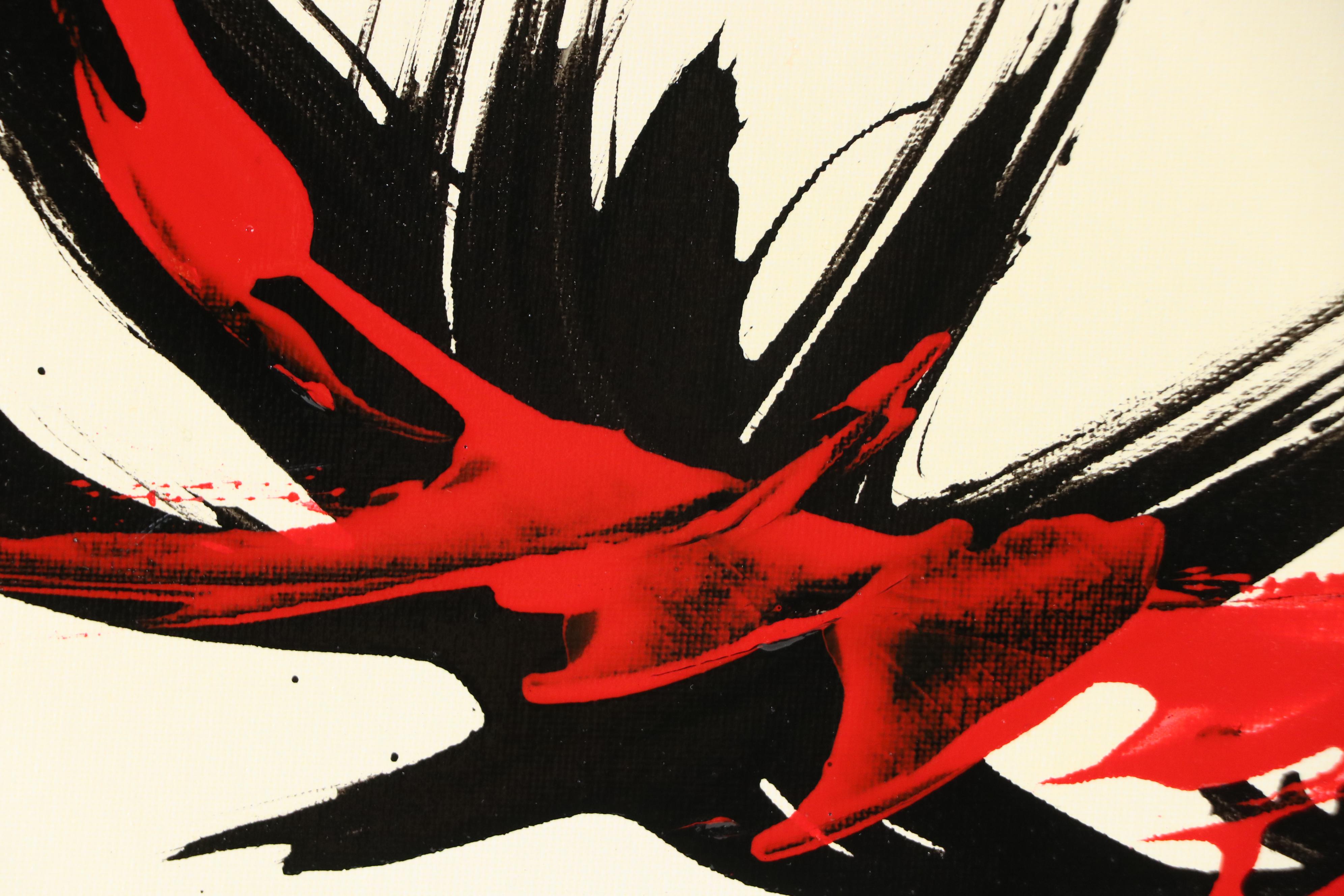 Robert Lackney Modern Acrylic Painting "Ring," 21st Century