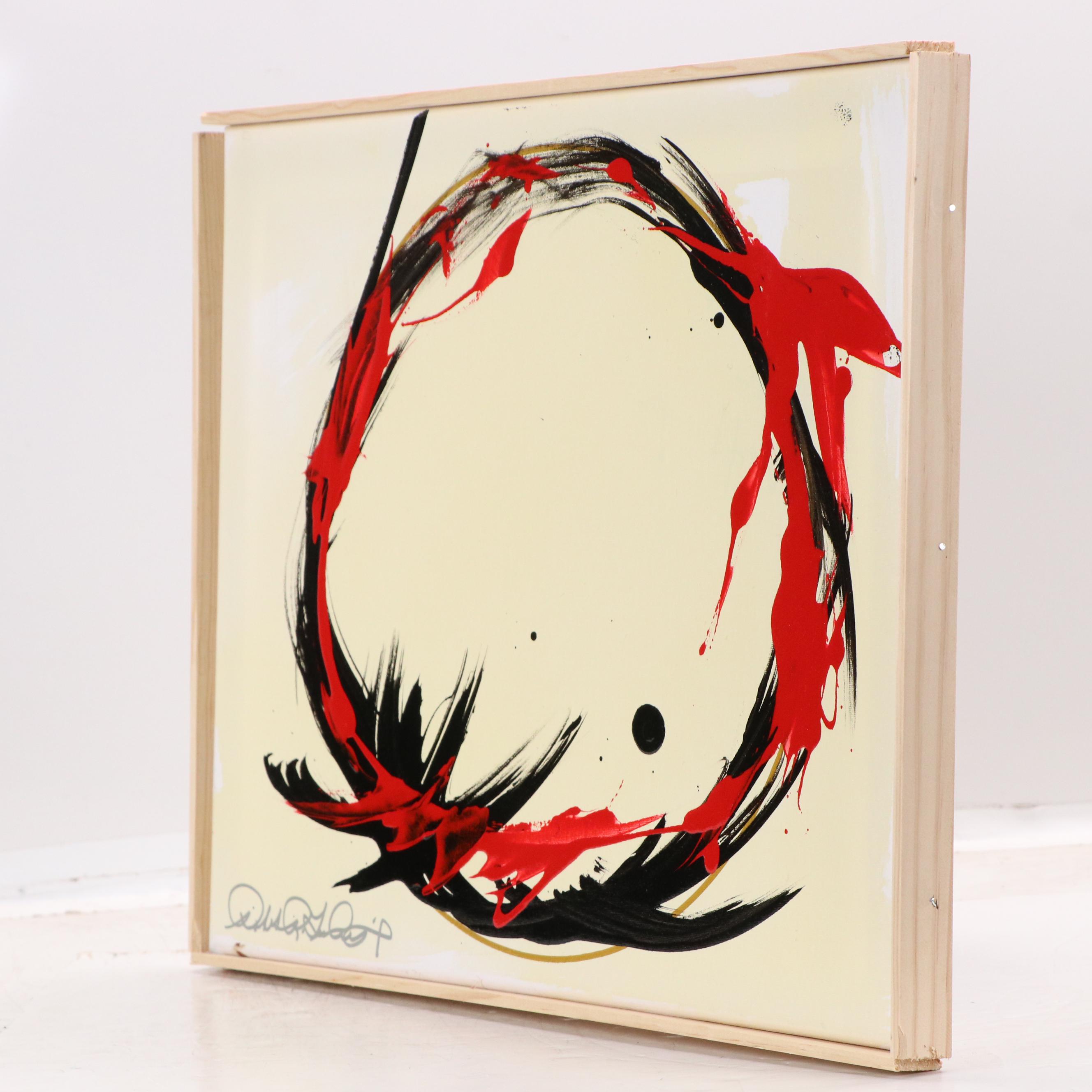 Robert Lackney Modern Acrylic Painting "Ring," 21st Century