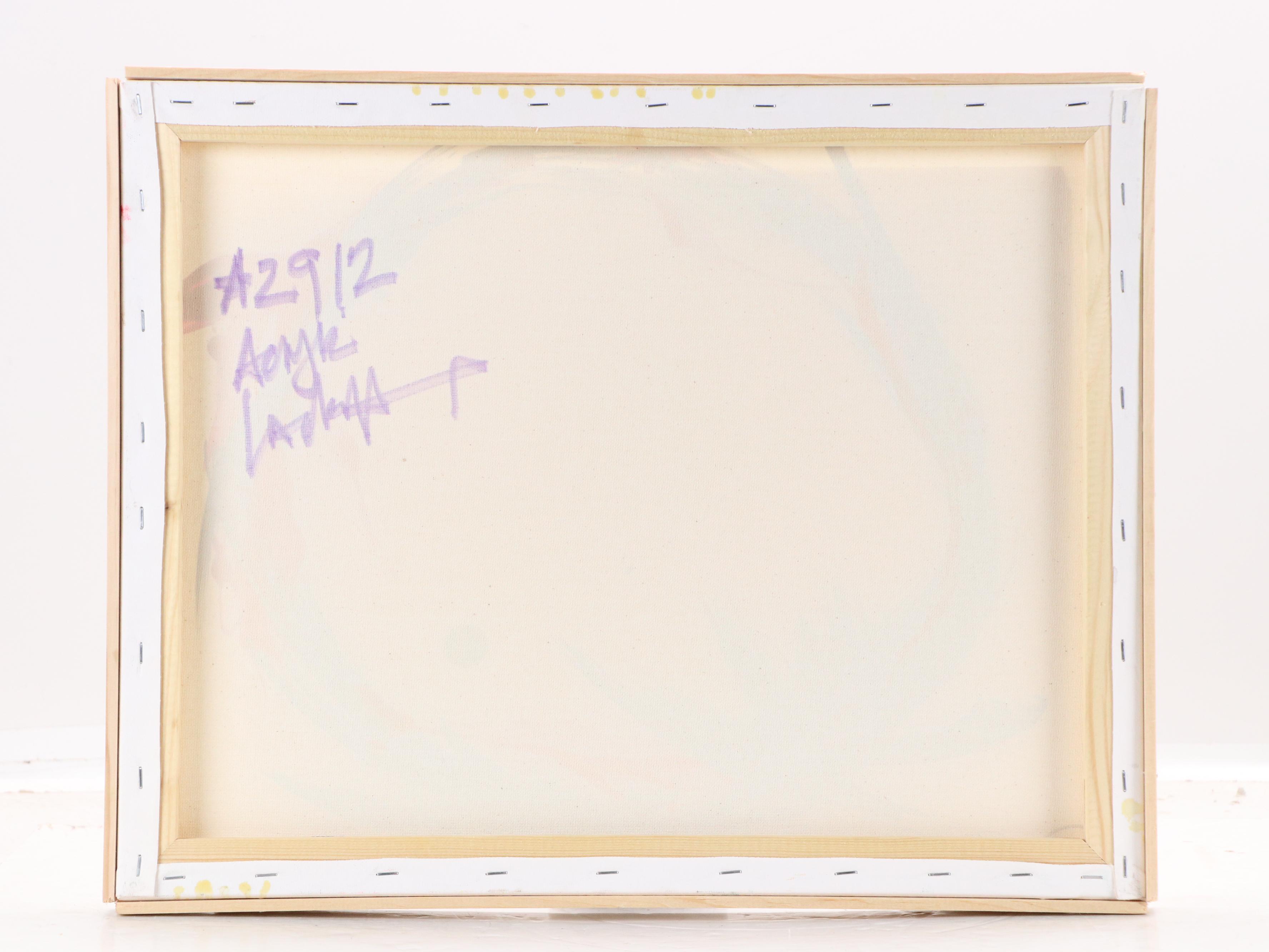 Robert Lackney Modern Acrylic Painting "Ring," 21st Century