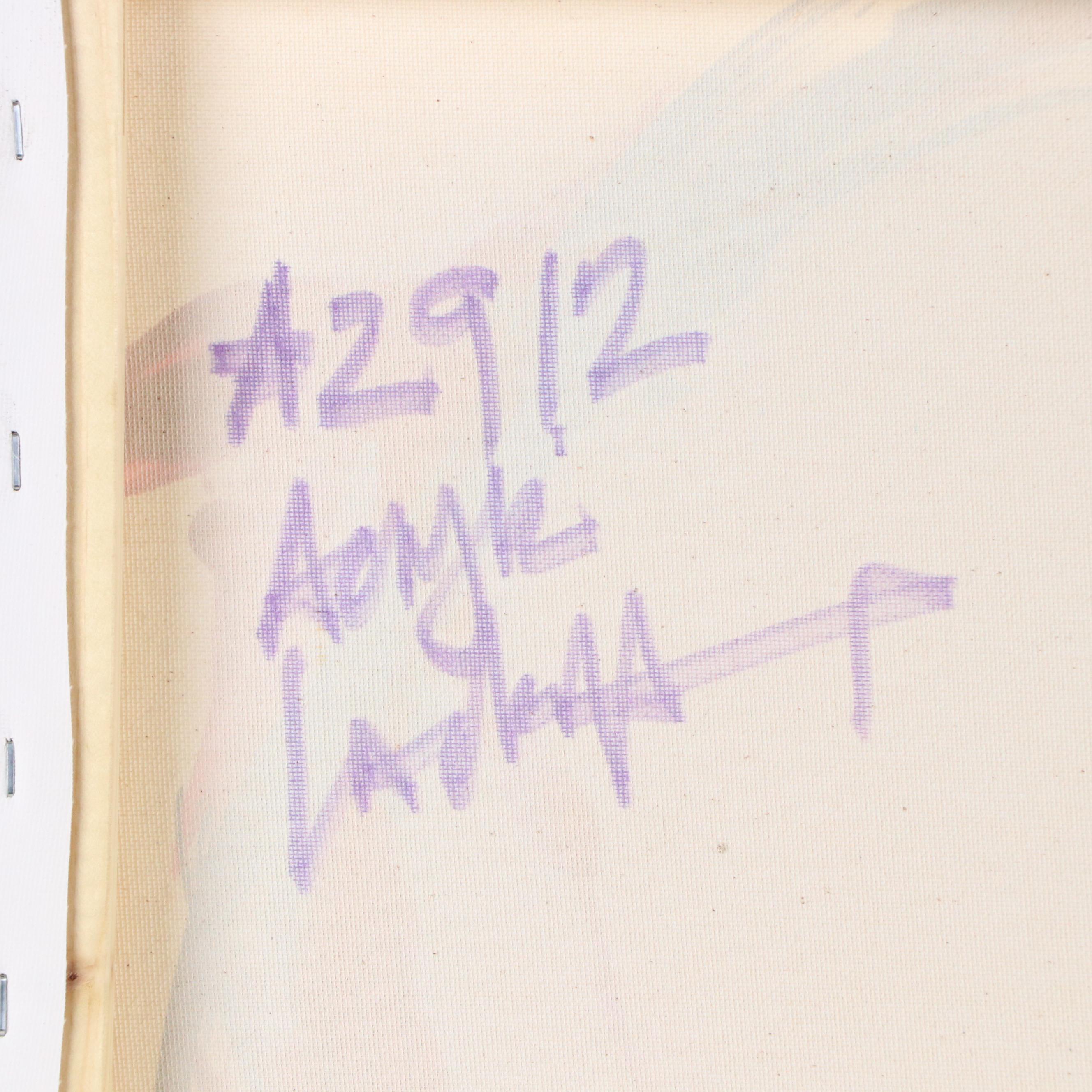 Robert Lackney Modern Acrylic Painting "Ring," 21st Century