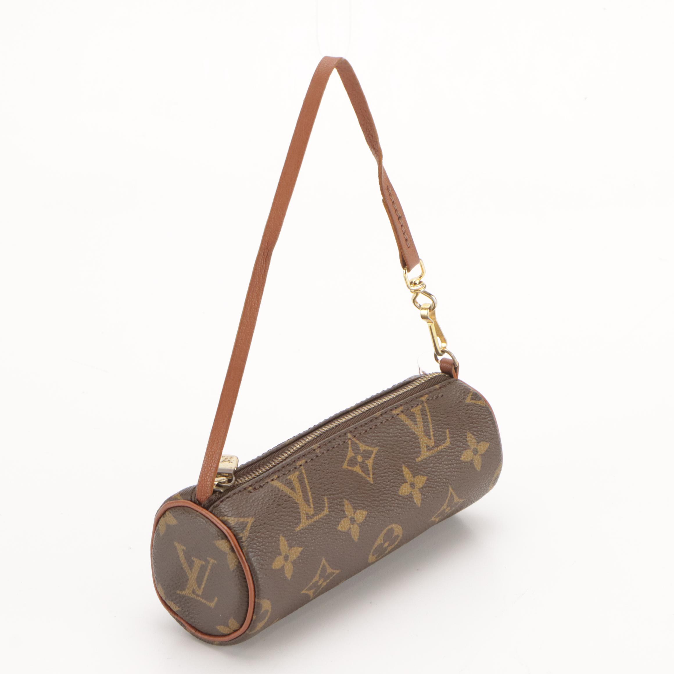 Louis Vuitton Papillon Pochette in Monogram Canvas and Leather