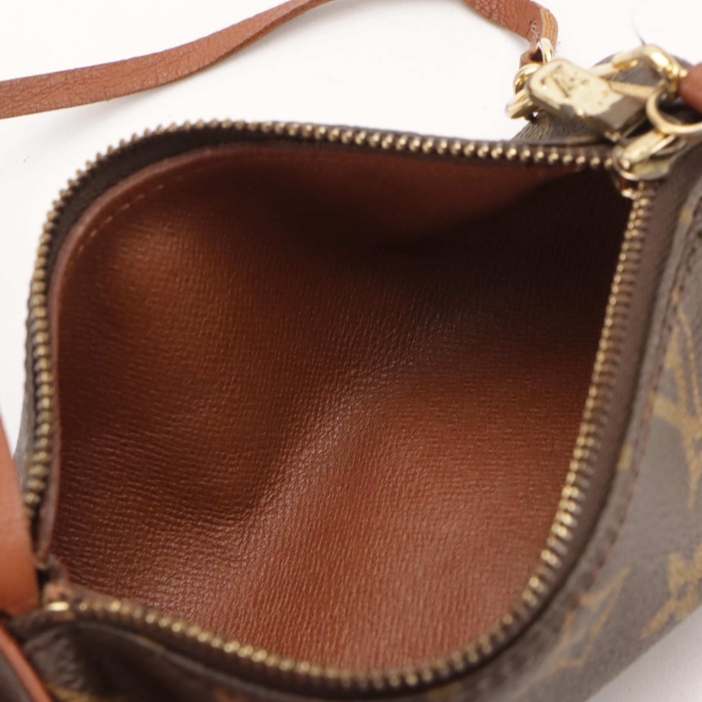 Louis Vuitton Papillon Pochette in Monogram Canvas and Leather