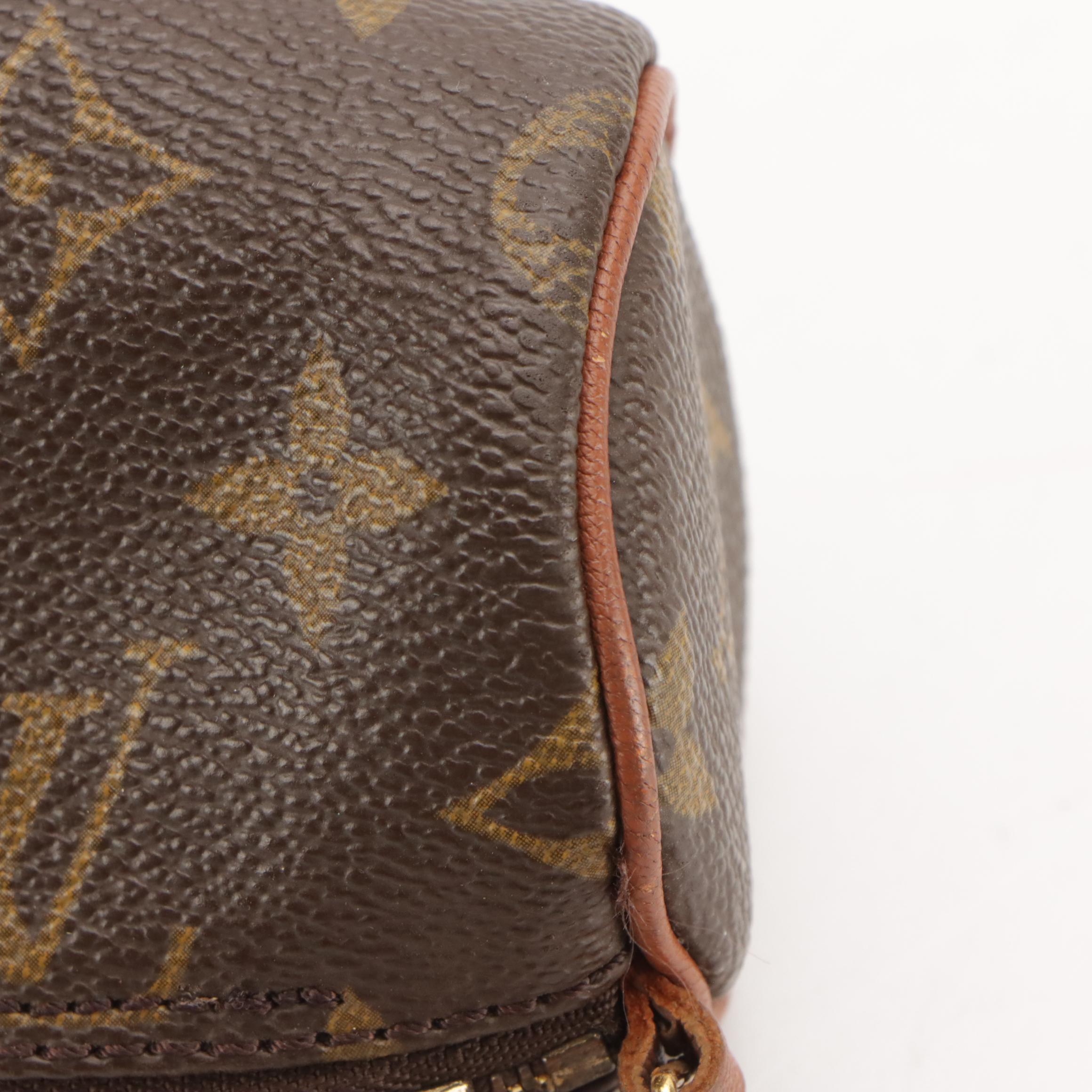 Louis Vuitton Papillon Pochette in Monogram Canvas and Leather
