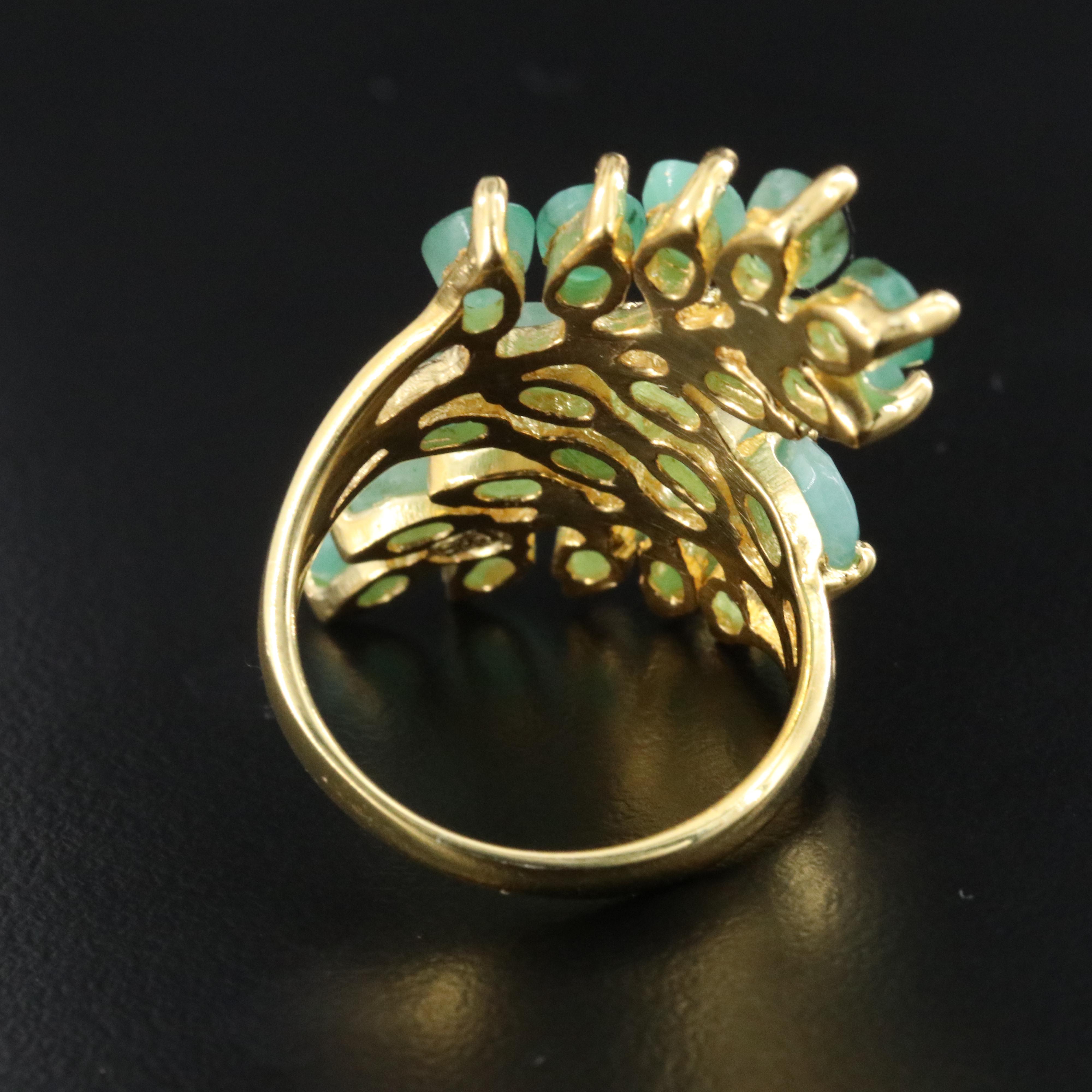 Sterling Emerald Ring