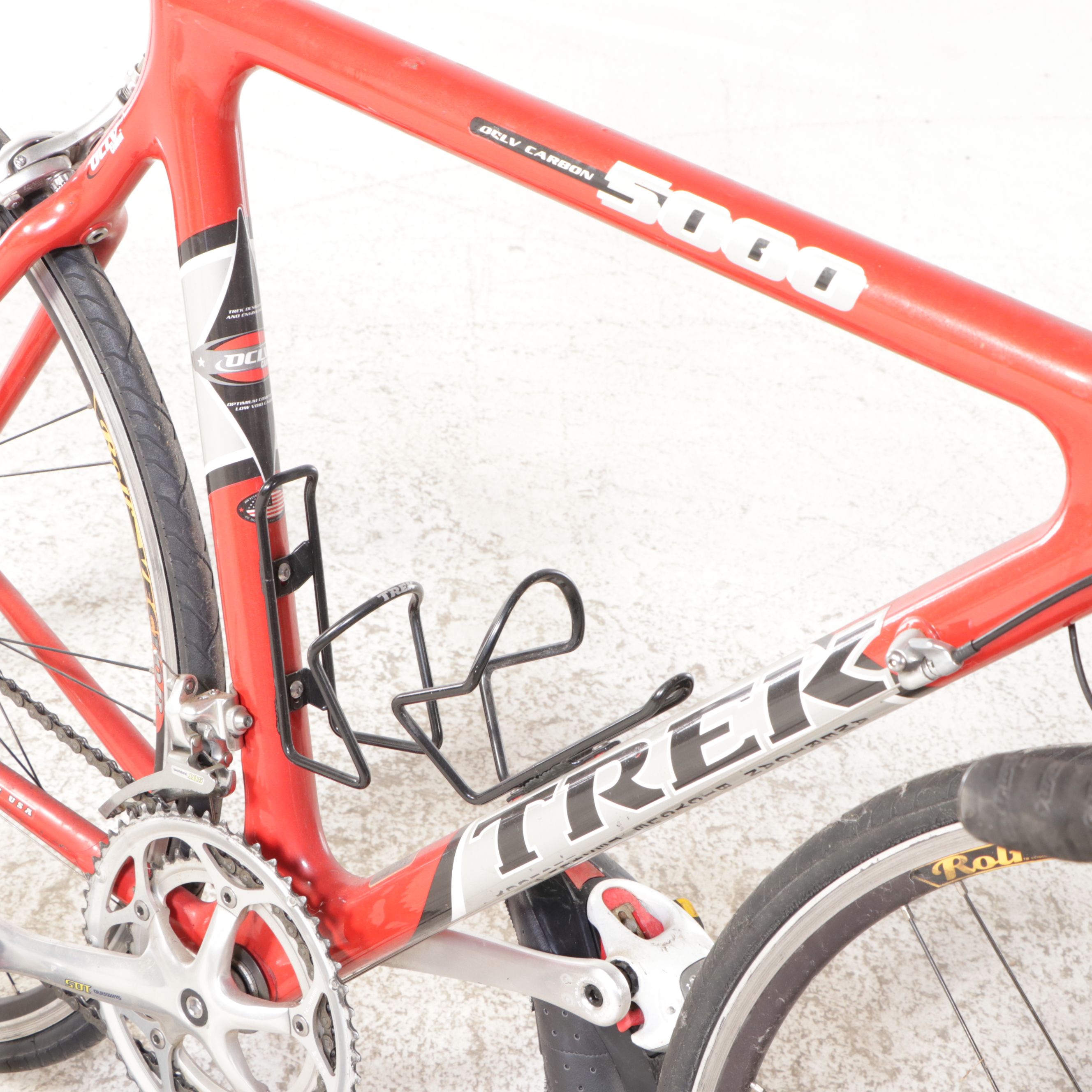 Trek 5000 Road Bicycle, Rolf Vector Comp. Wheels, Selle Italia Gel Seat