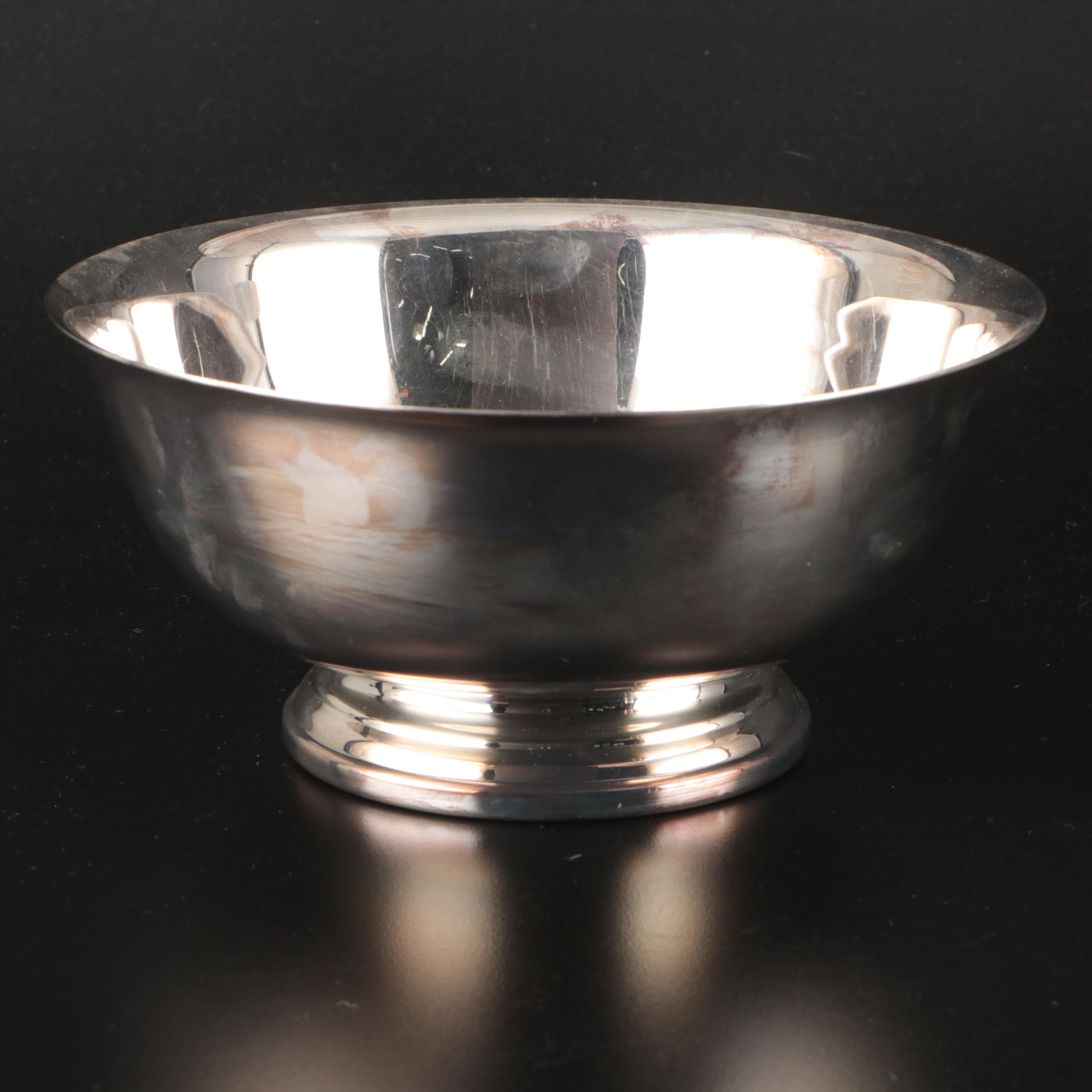 Poole Silver Co. Silver Plate Pitcher and More Silver Plate Serveware