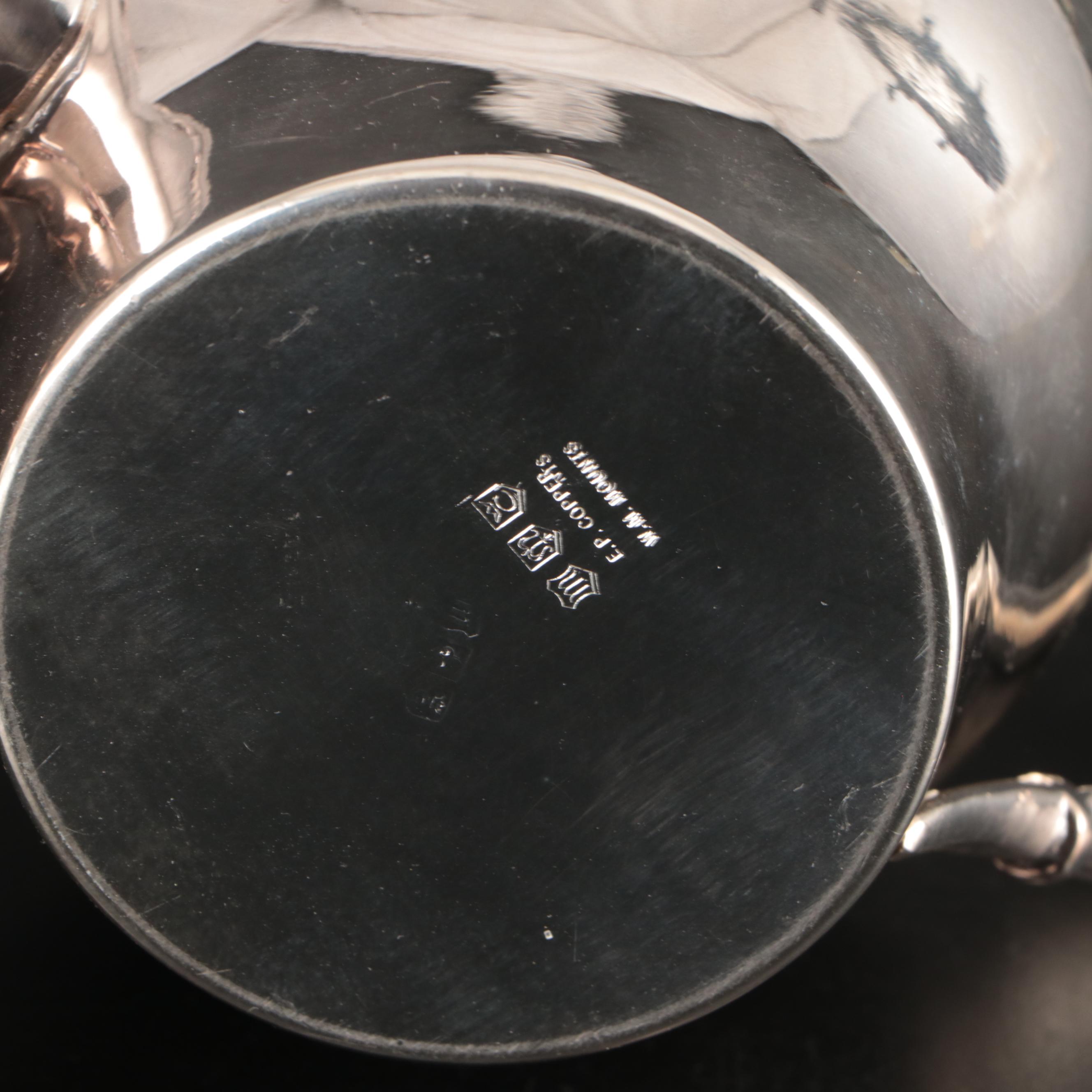 Poole Silver Co. Silver Plate Pitcher and More Silver Plate Serveware