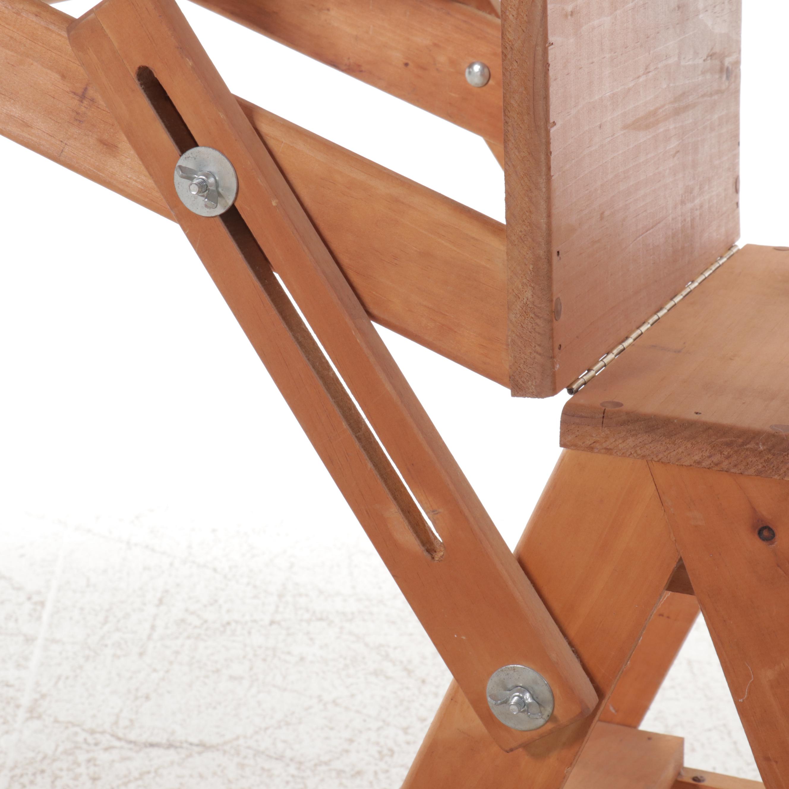 Vintage Wooden Bachelor Chair