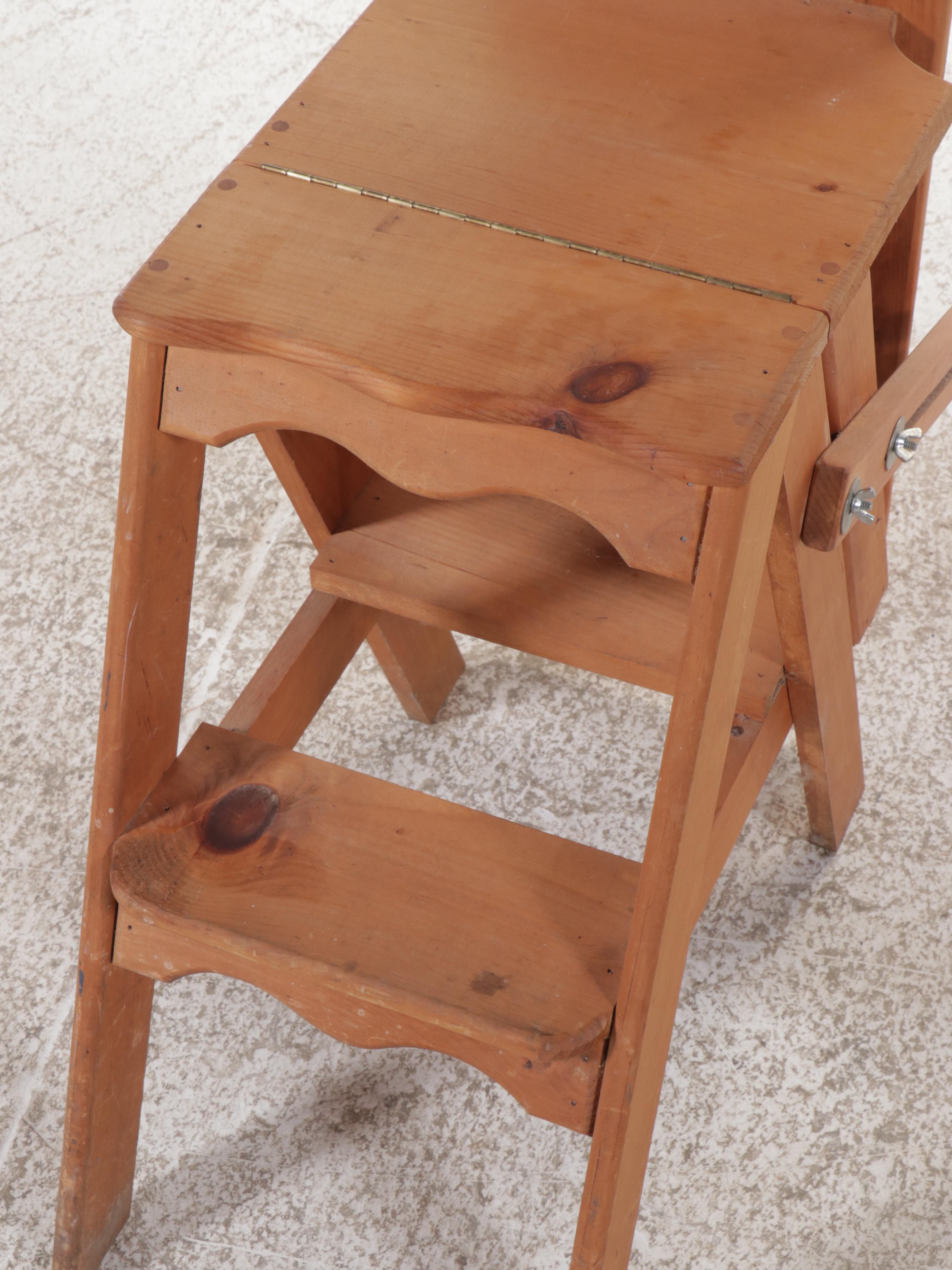 Vintage Wooden Bachelor Chair