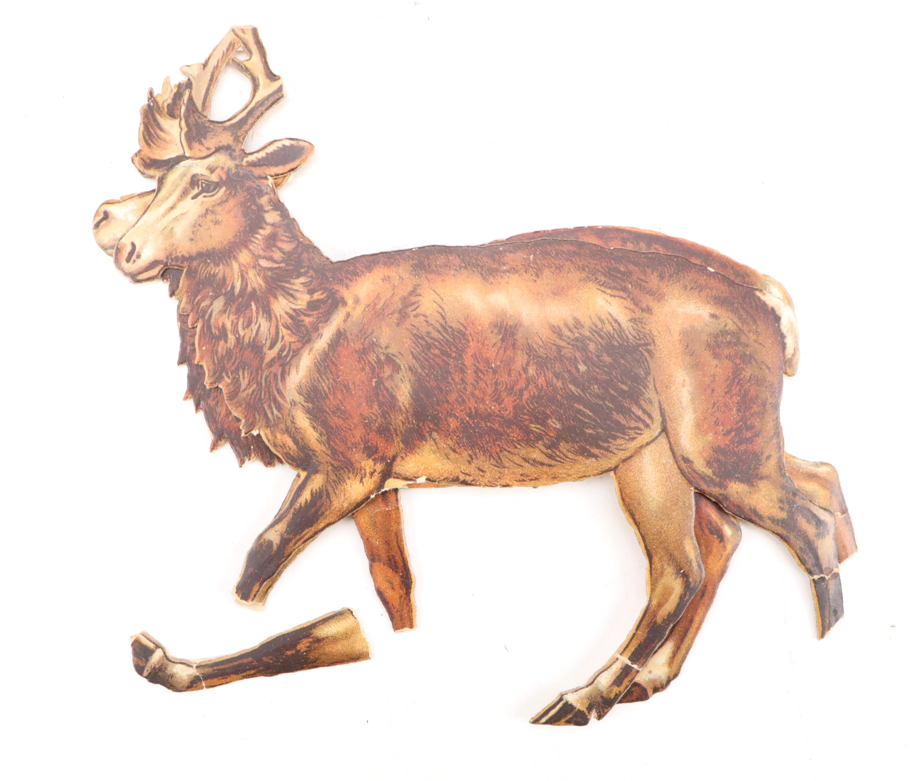 Raphael Tuck & Sons "Noah's Ark Animals" Paper Doll Toy, Early 20th Century