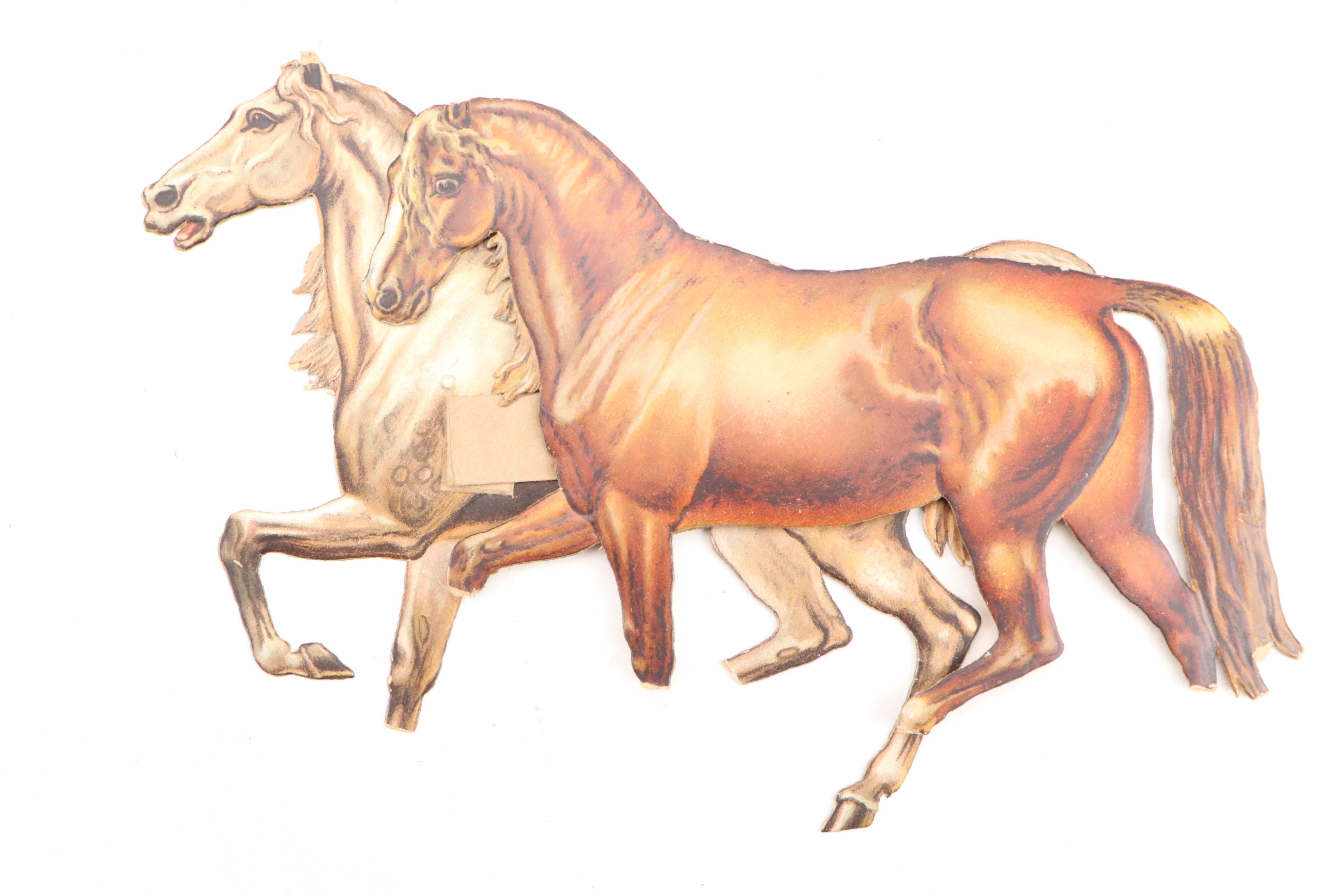 Raphael Tuck & Sons "Noah's Ark Animals" Paper Doll Toy, Early 20th Century