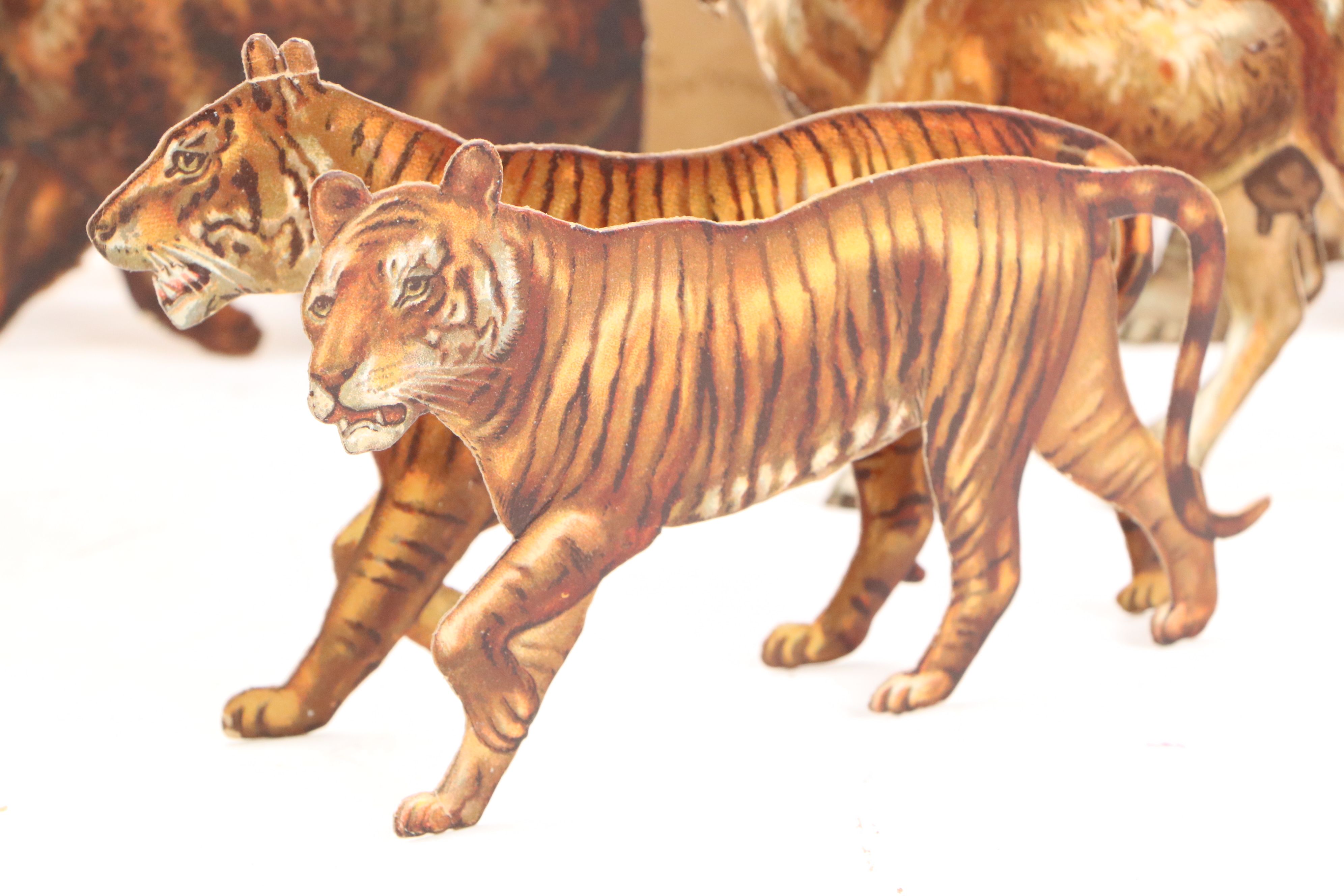 Raphael Tuck & Sons "Noah's Ark Animals" Paper Doll Toy, Early 20th Century