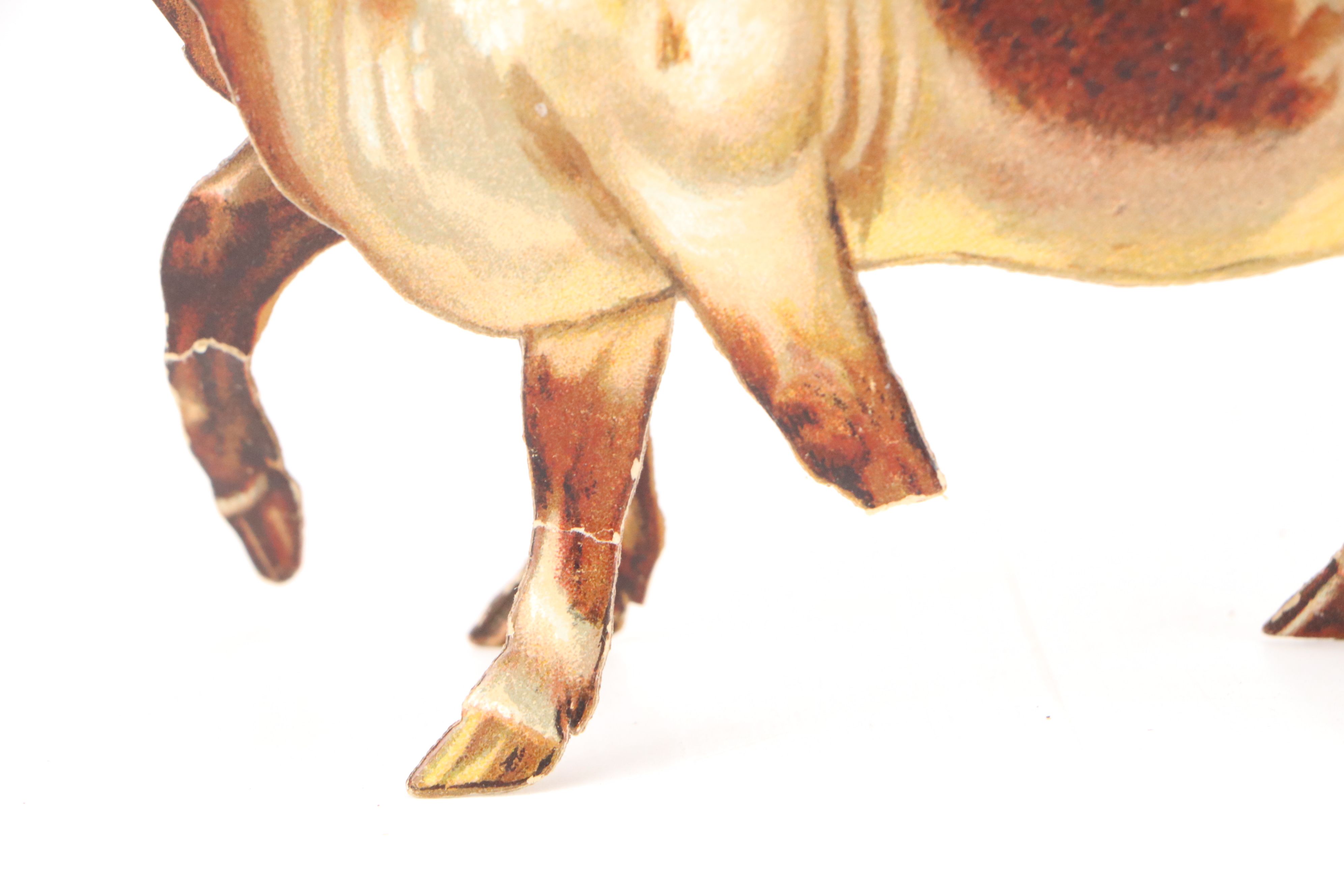 Raphael Tuck & Sons "Noah's Ark Animals" Paper Doll Toy, Early 20th Century