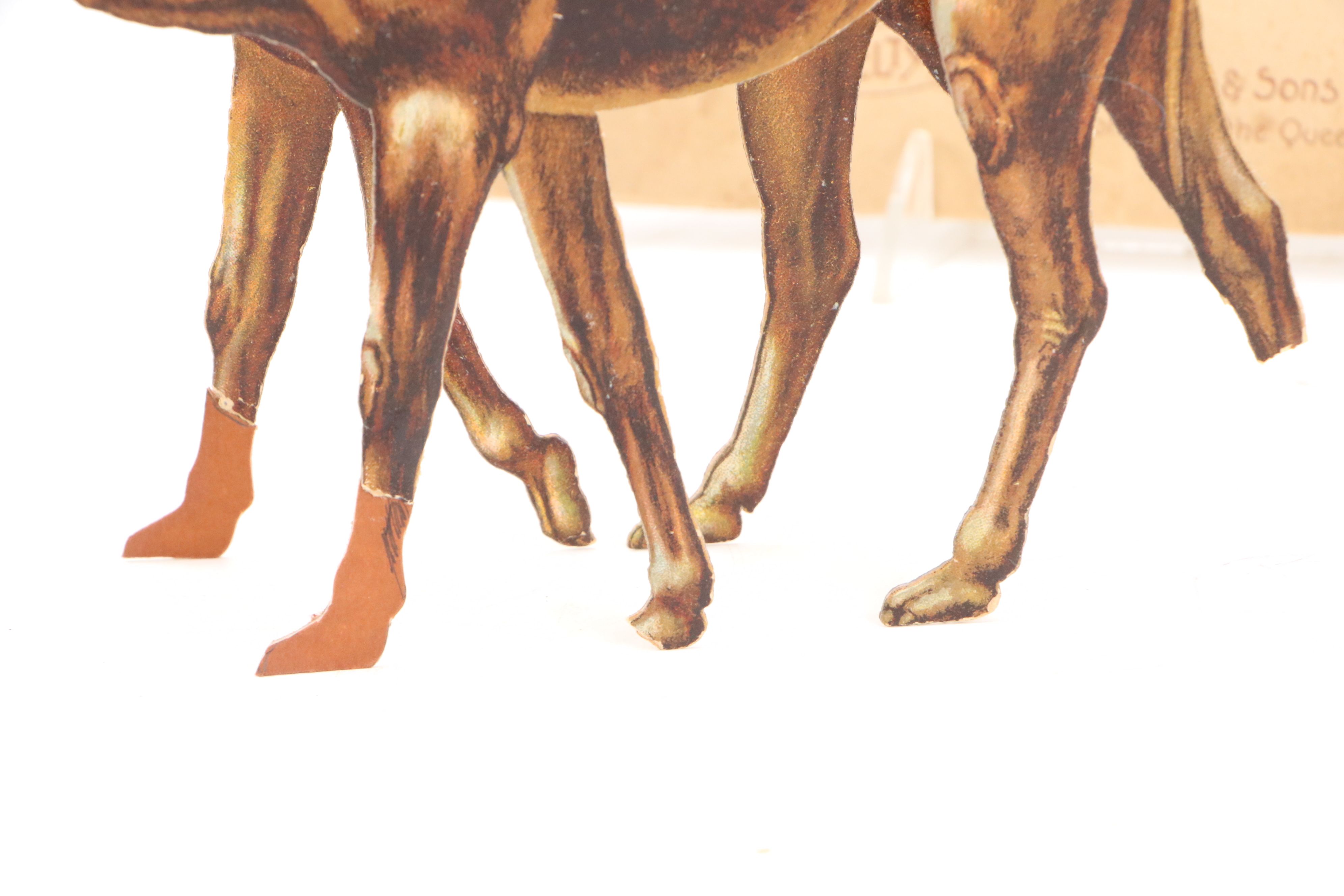 Raphael Tuck & Sons "Noah's Ark Animals" Paper Doll Toy, Early 20th Century