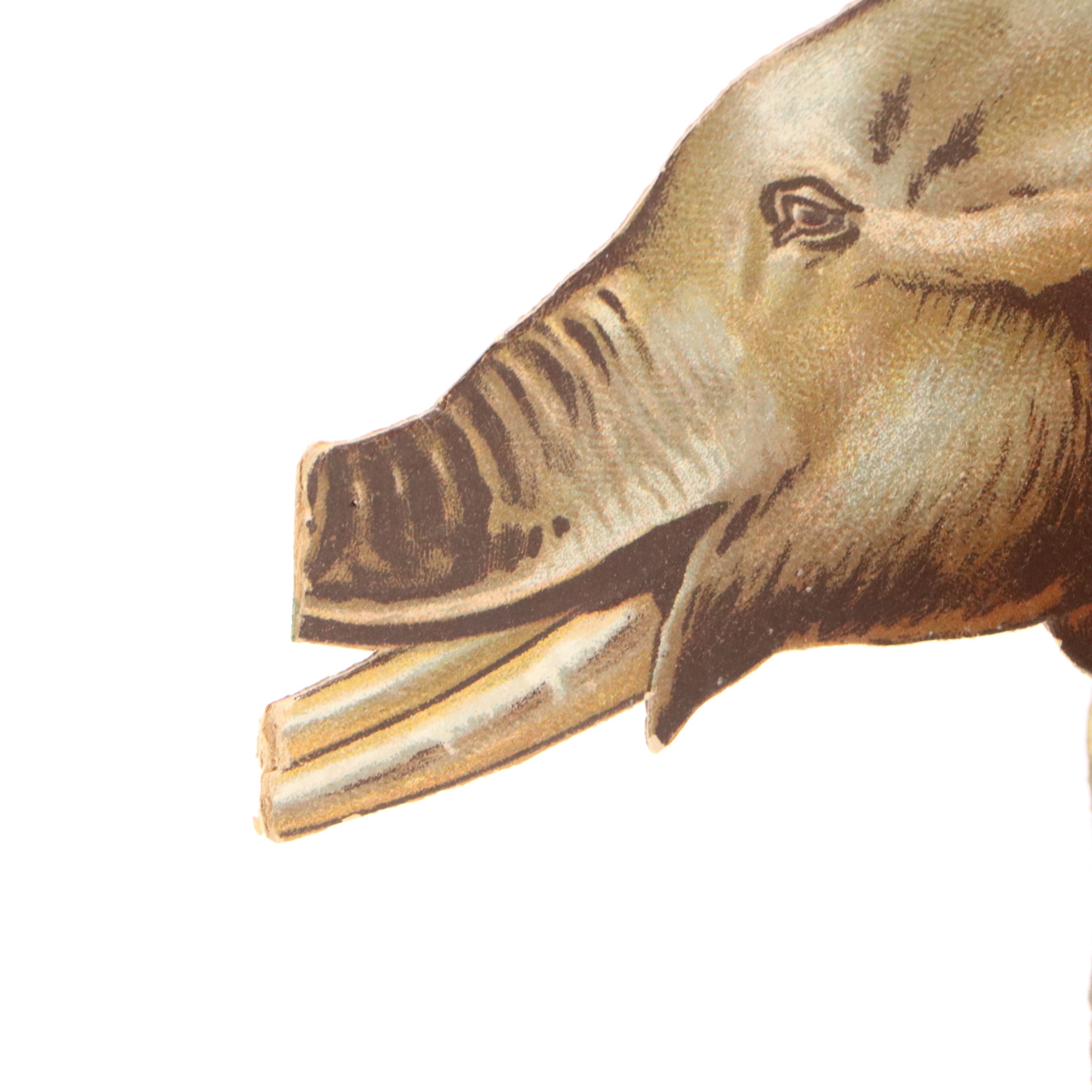 Raphael Tuck & Sons "Noah's Ark Animals" Paper Doll Toy, Early 20th Century